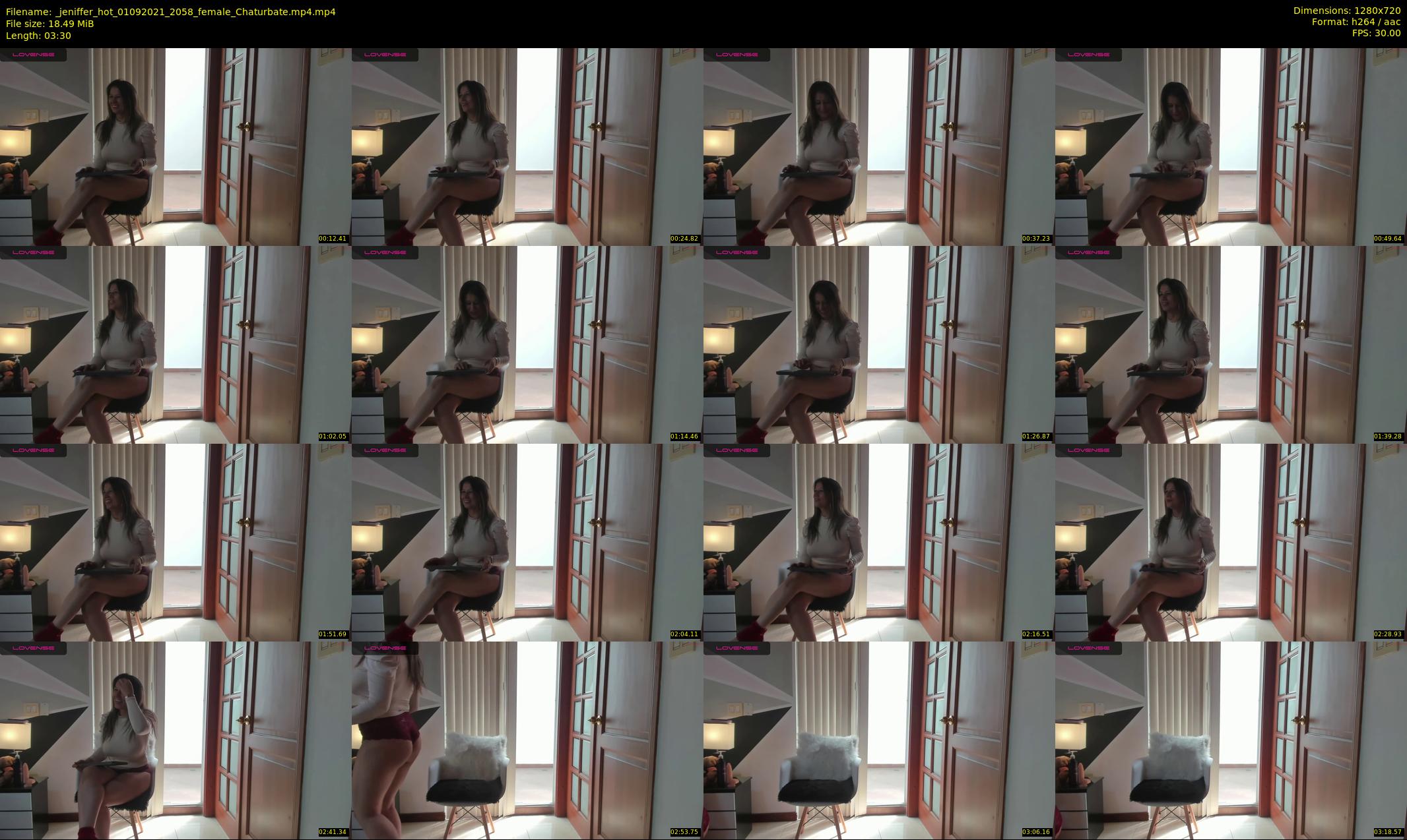_jeniffer_hot — 4 minute Chaturbate female cam show recording, 720p, Sep 1, 2021