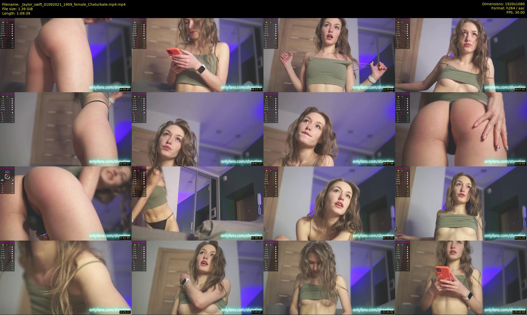 _taylor_swift — 70 minute Chaturbate female cam show recording, 1080p, Sep 1, 2021