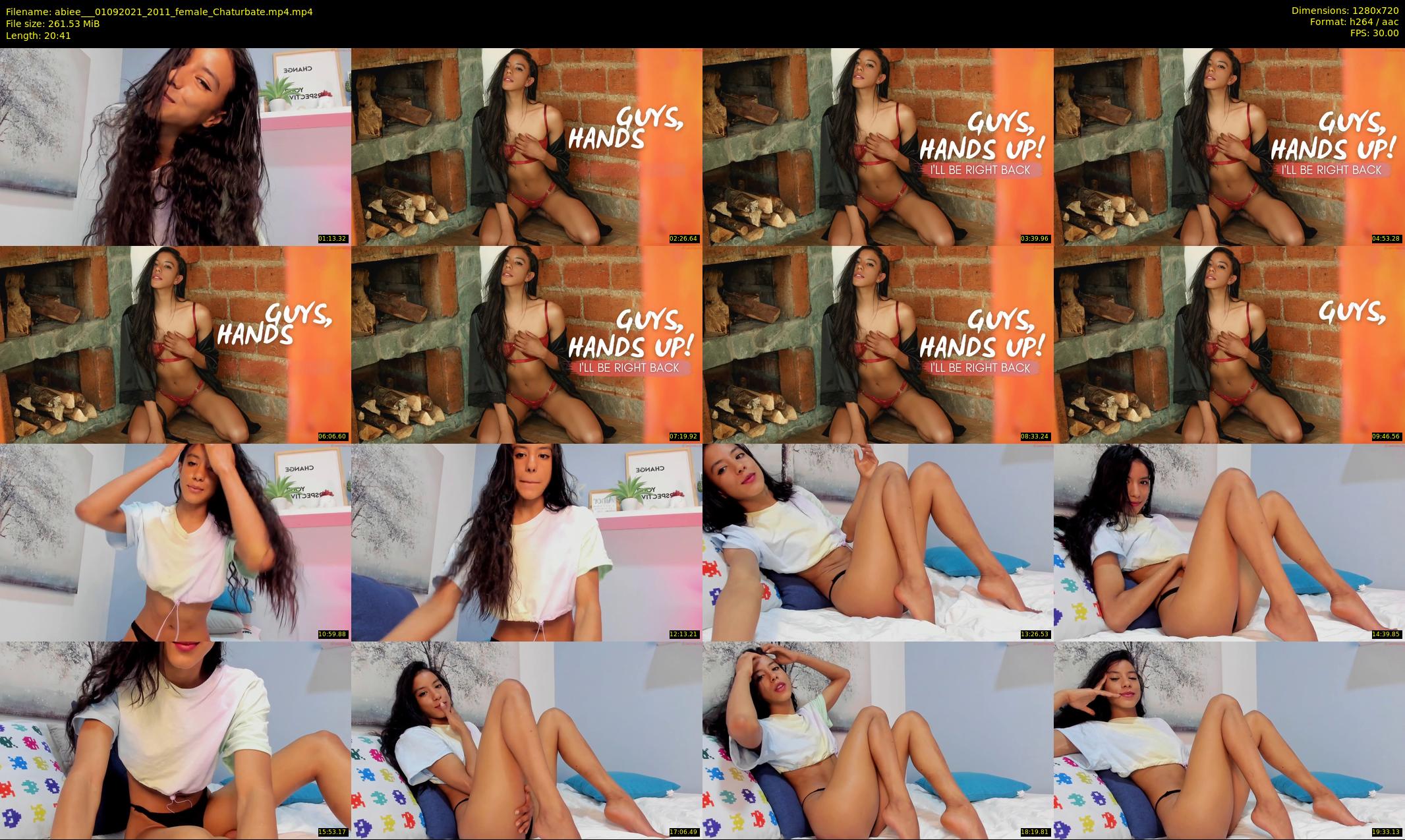 abiee__ — 21 minute Chaturbate female cam show recording, 720p, Sep 1, 2021