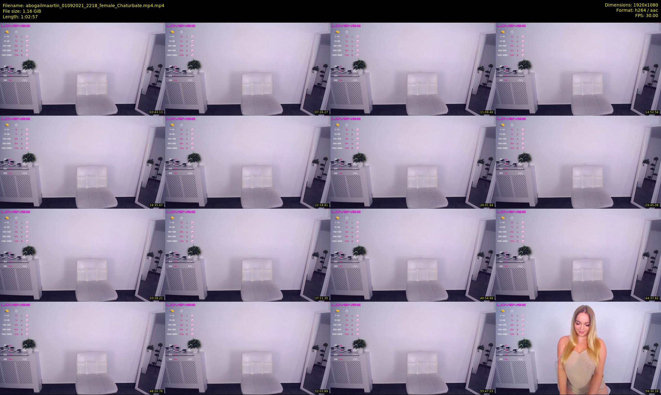 abogailmaartin — 63 minute Chaturbate female cam show recording, 1080p, Sep 1, 2021