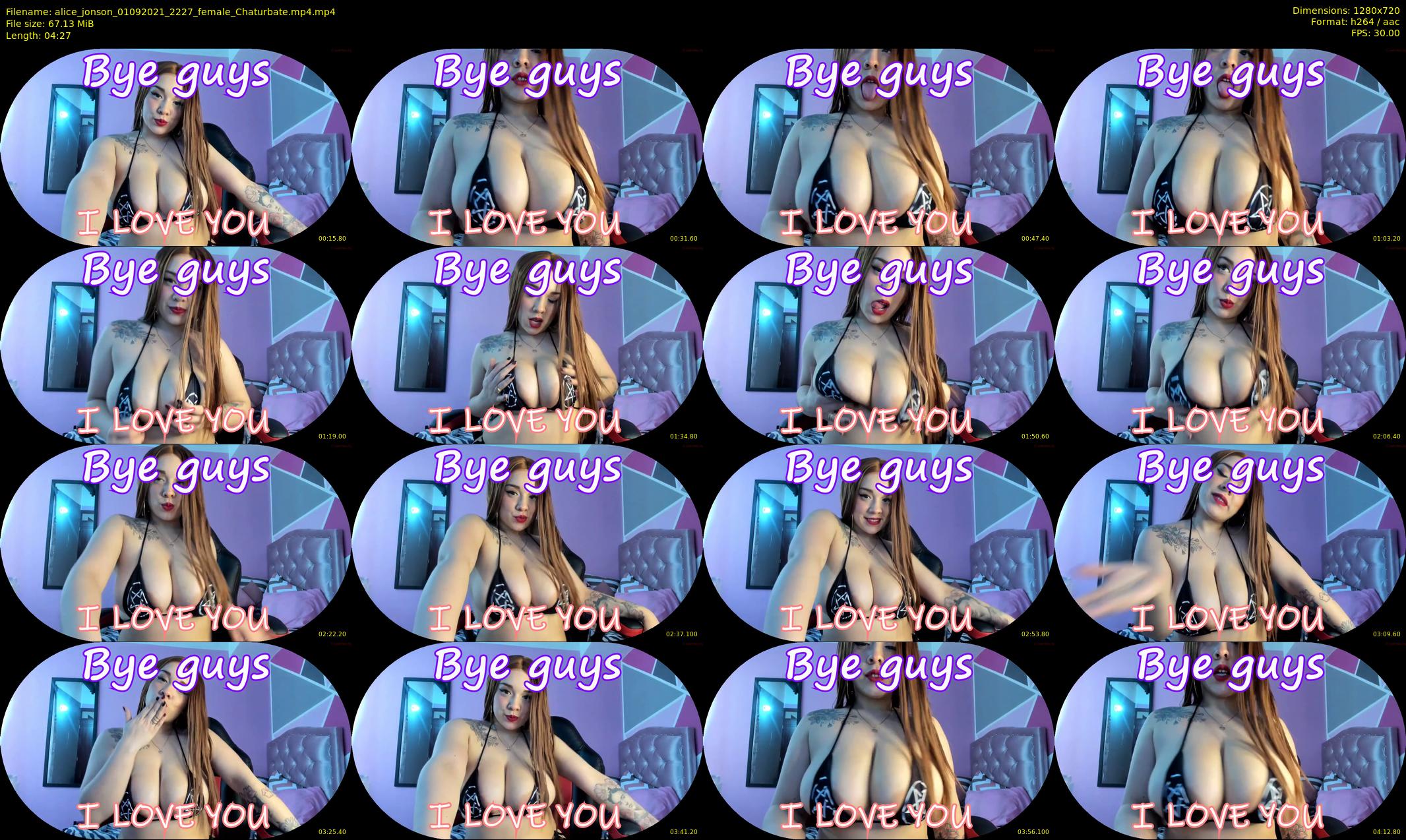 alice_jonson — 5 minute Chaturbate female cam show recording, 720p, Sep 1, 2021