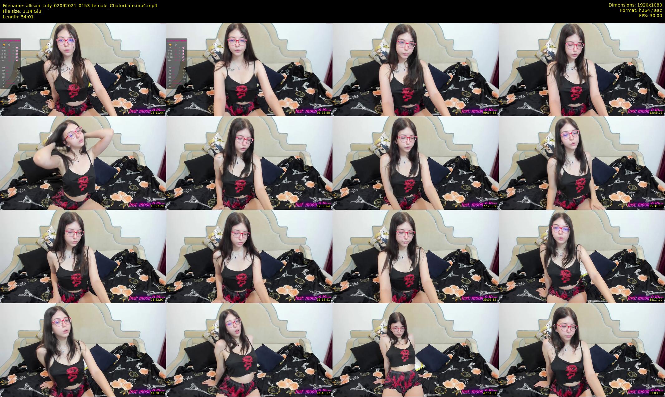 allison_cuty — 55 minute Chaturbate female cam show recording, 1080p, Sep 2, 2021