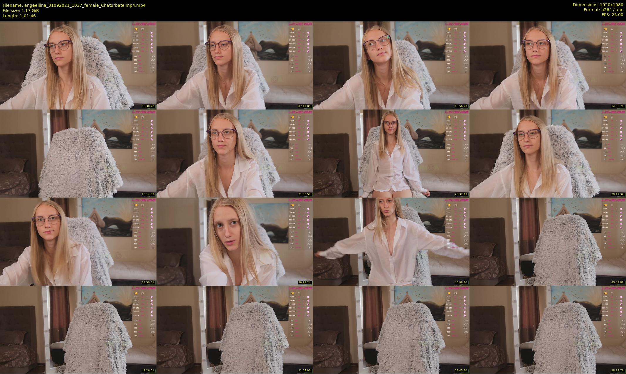 angeellina — 62 minute Chaturbate female cam show recording, 1080p, Sep 1, 2021