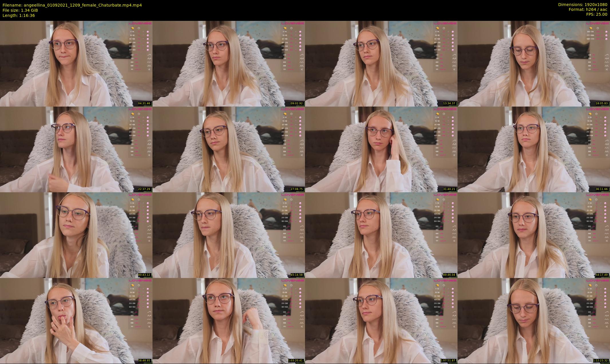 angeellina — 77 minute Chaturbate female cam show recording, 1080p, Sep 1, 2021