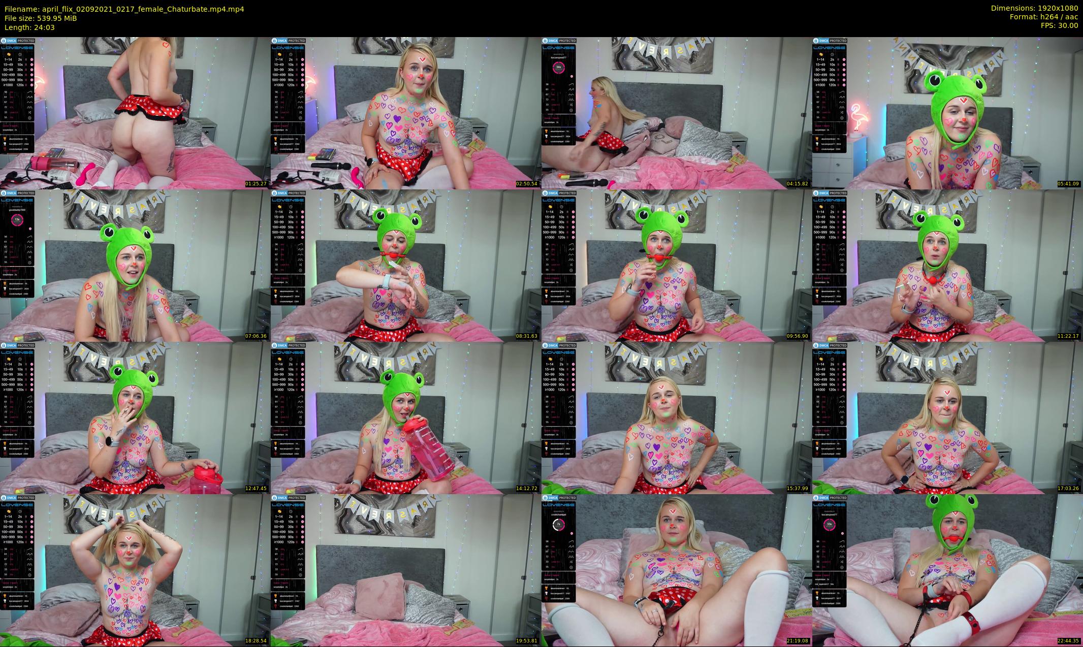 april_flix — 25 minute Chaturbate female cam show recording, 1080p, Sep 2, 2021