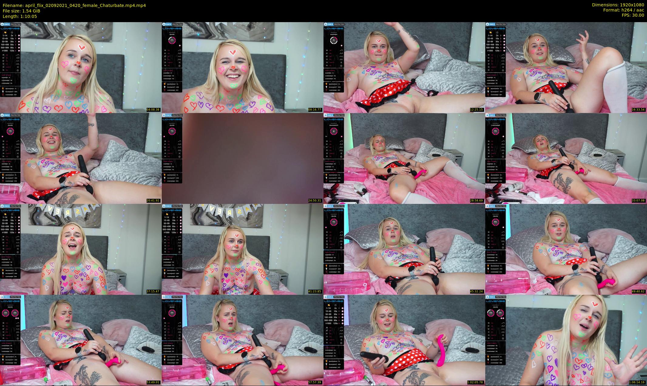 april_flix — 71 minute Chaturbate female cam show recording, 1080p, Sep 2, 2021