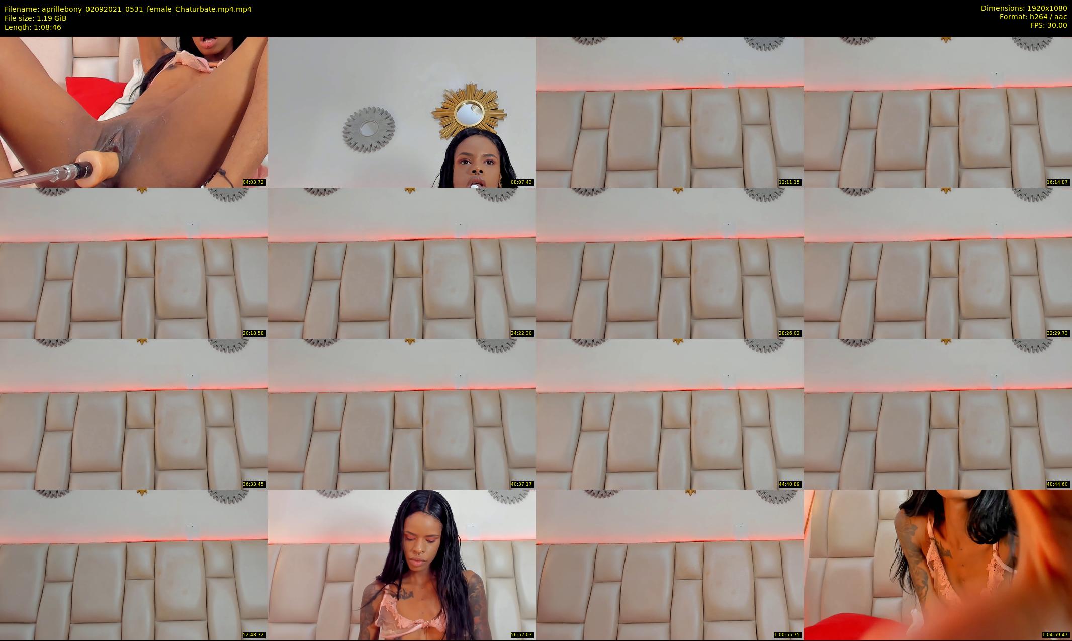 aprillebony — 69 minute Chaturbate female cam show recording, 1080p, Sep 2, 2021