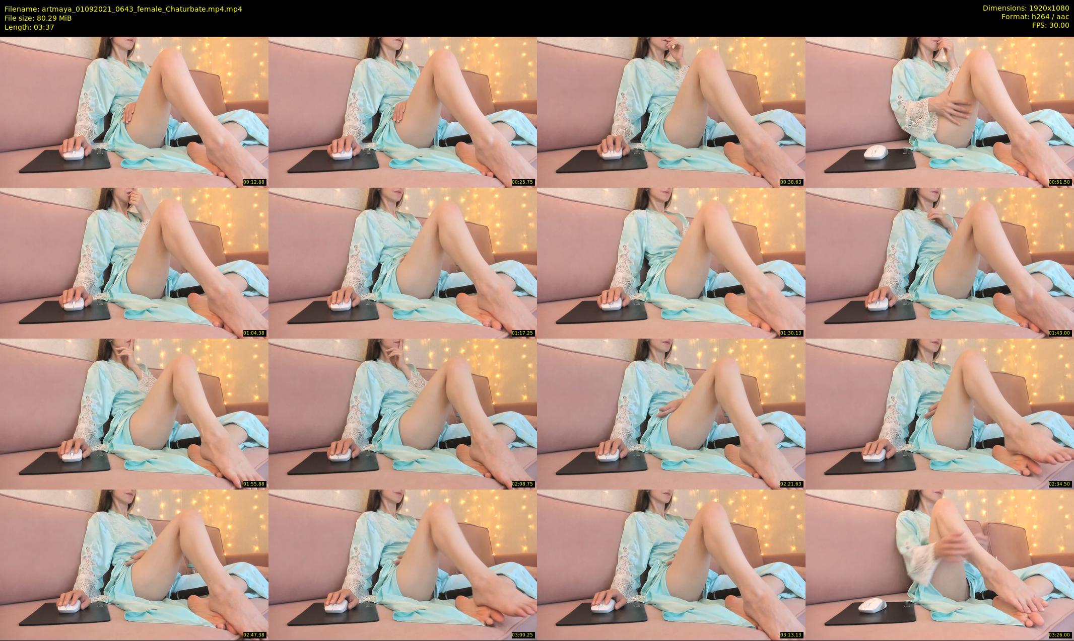 artmaya — 4 minute Chaturbate female cam show recording, 1080p, Sep 1, 2021