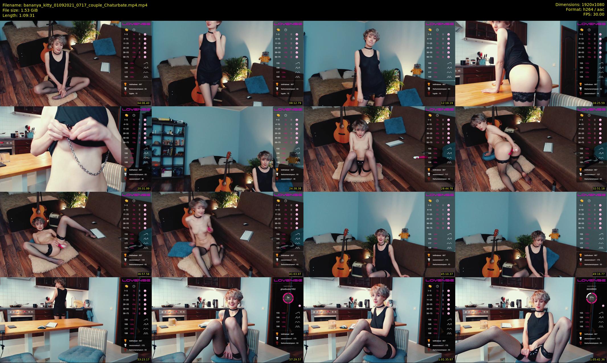 bananya_kitty — 70 minute Chaturbate couple cam show recording, 1080p, Sep 1, 2021