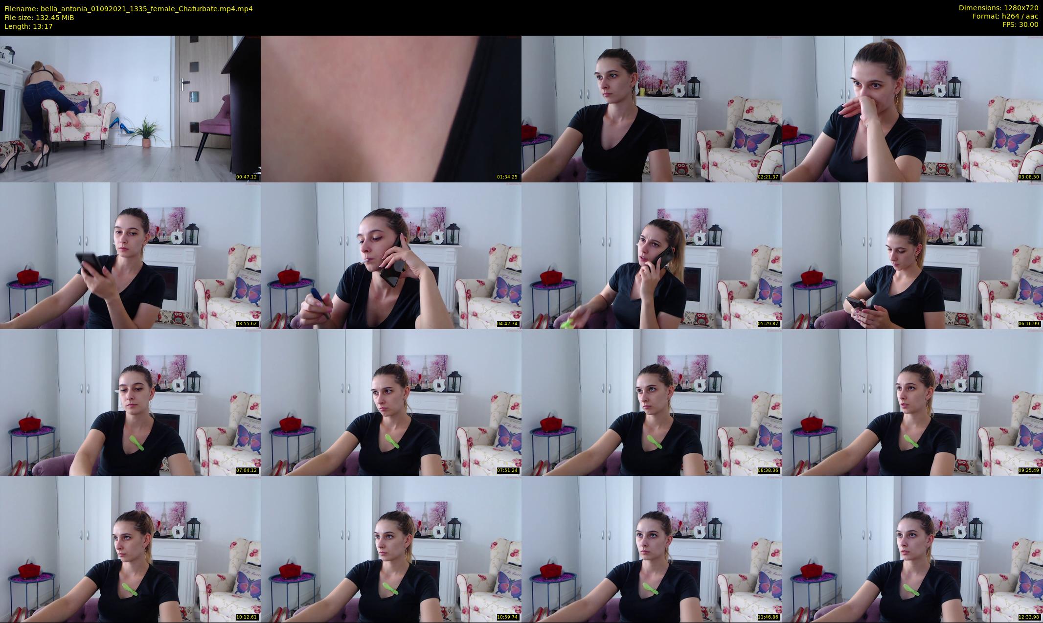 bella_antonia — 14 minute Chaturbate female cam show recording, 720p, Sep 1, 2021