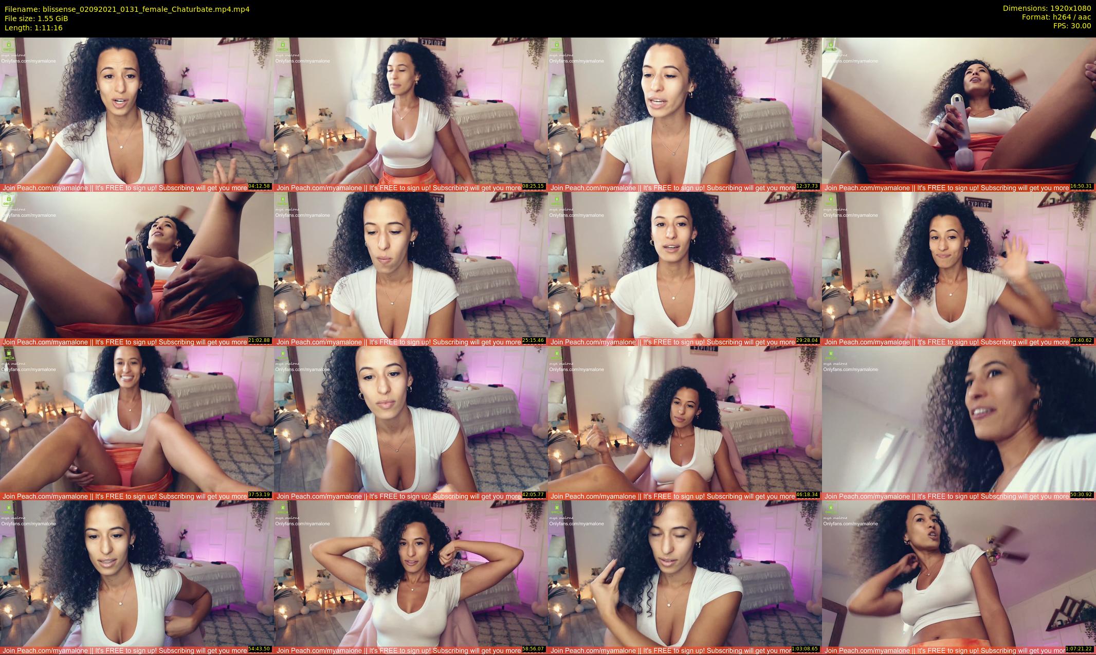 blissense — 72 minute Chaturbate female cam show recording, 1080p, Sep 2, 2021
