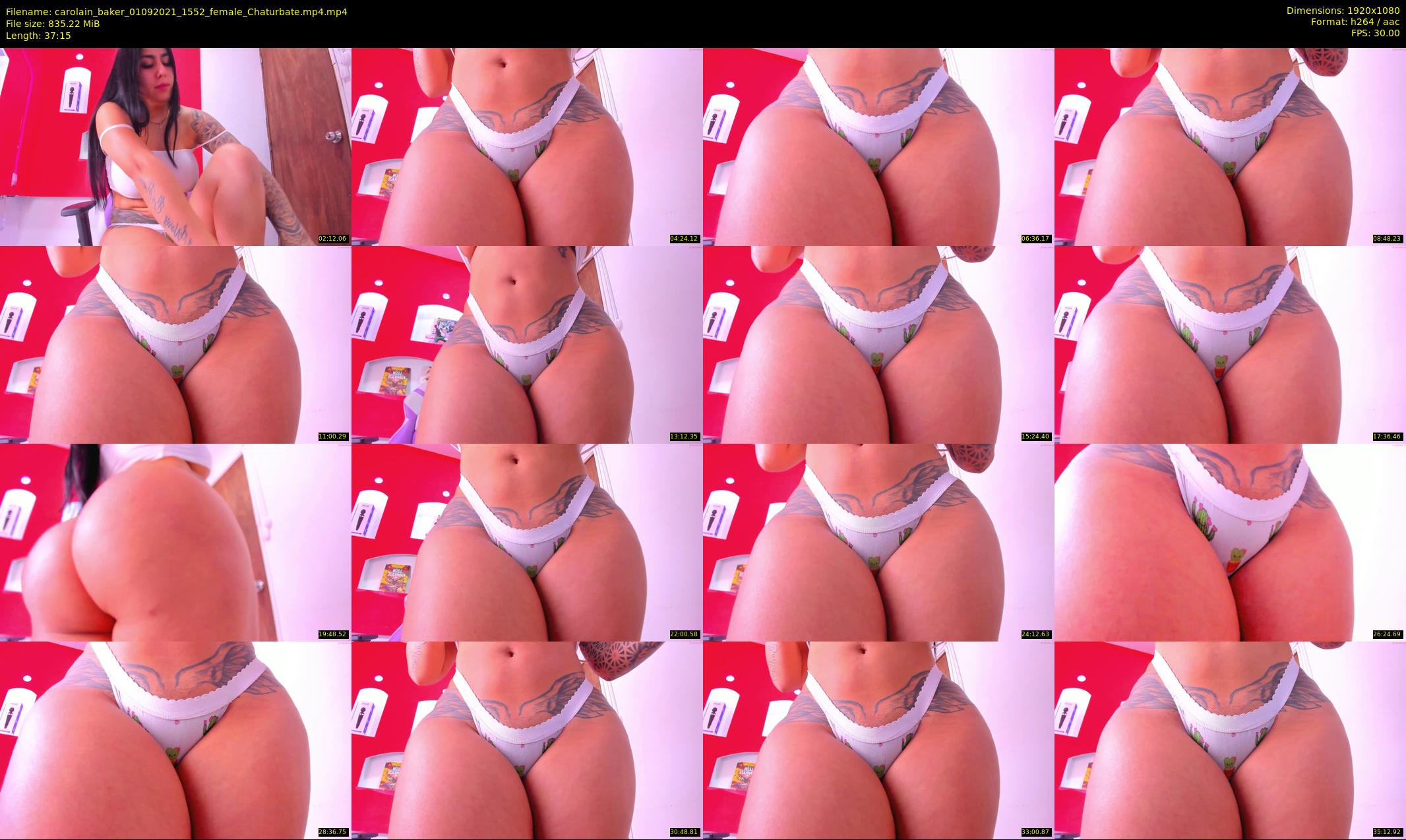 carolain_baker — 38 minute Chaturbate female cam show recording, 1080p, Sep 1, 2021