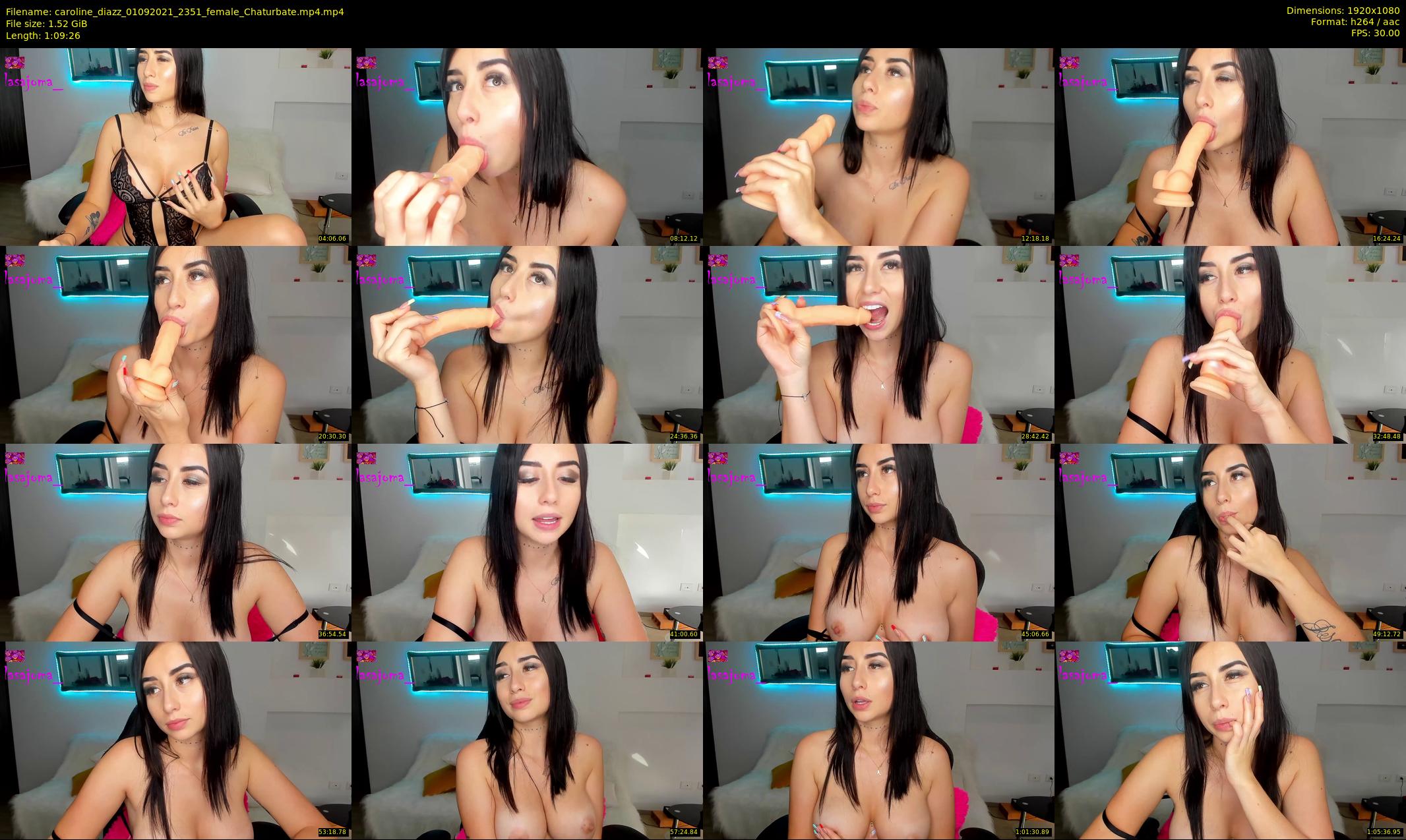 caroline_diazz — 70 minute Chaturbate female cam show recording, 1080p, Sep 1, 2021