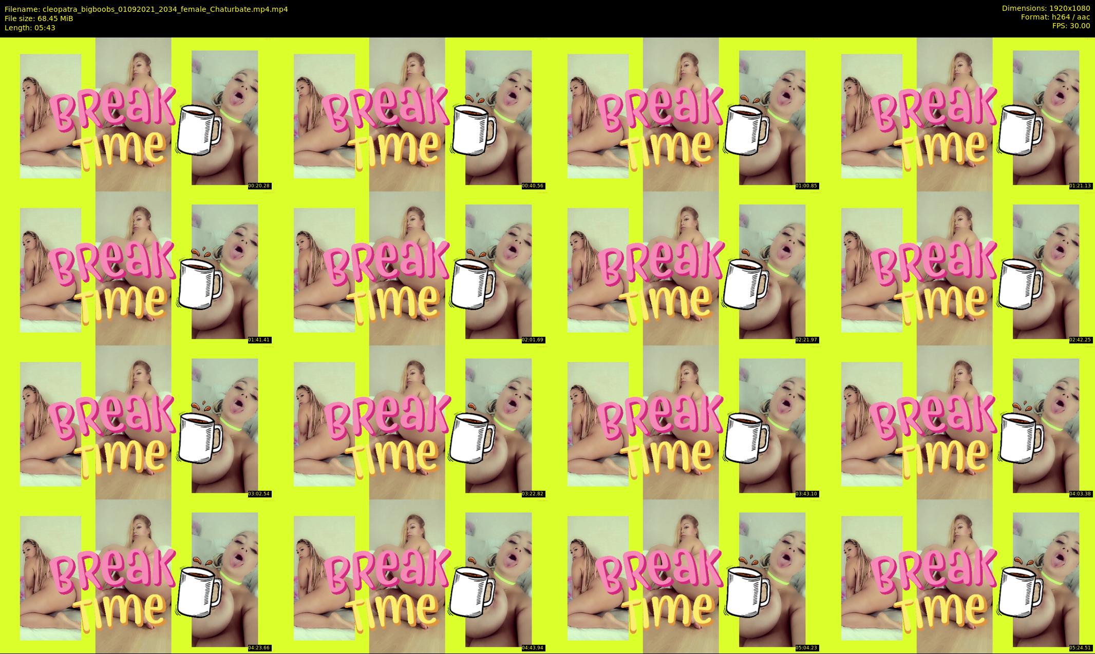 cleopatra_bigboobs — 6 minute Chaturbate female cam show recording, 1080p, Sep 1, 2021