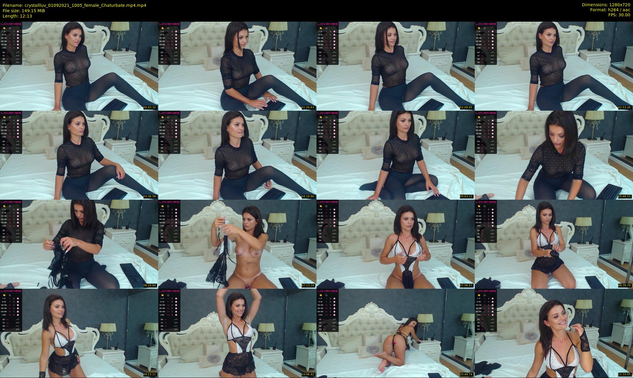 crystallluv — 13 minute Chaturbate female cam show recording, 720p, Sep 1, 2021