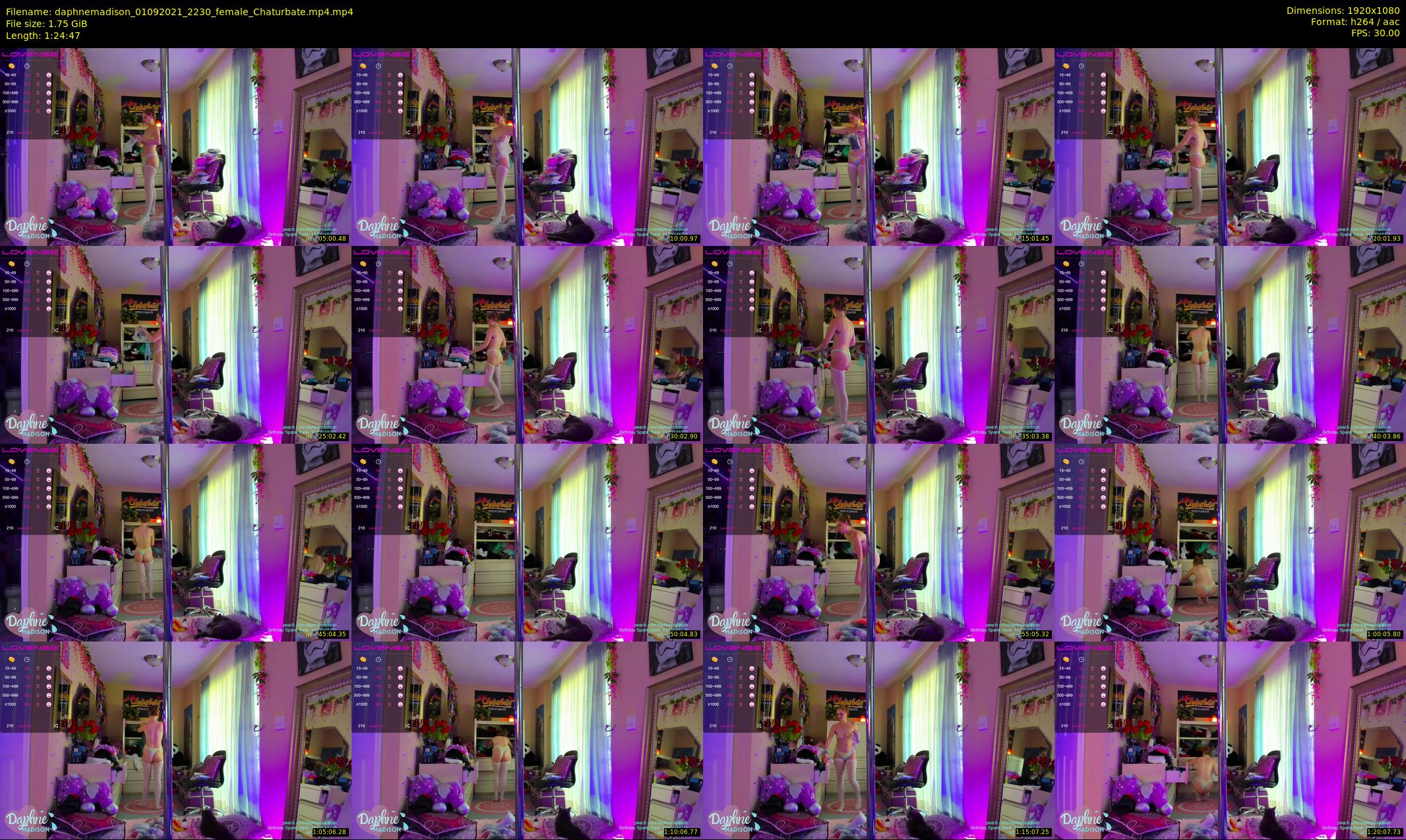 daphnemadison — 85 minute Chaturbate couple cam show recording, 1080p, Sep 1, 2021