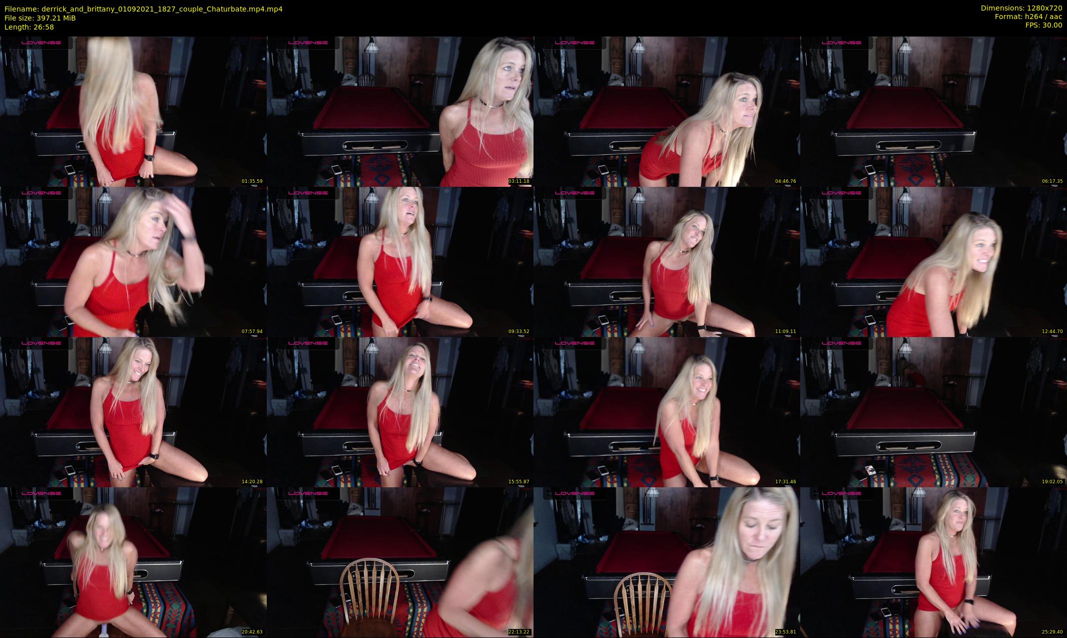 derrick_and_brittany — 27 minute Chaturbate couple cam show recording, 720p, Sep 1, 2021