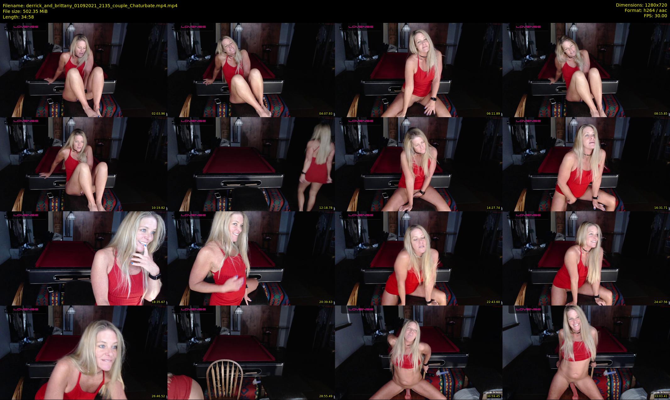derrick_and_brittany — 35 minute Chaturbate couple cam show recording, 720p, Sep 1, 2021