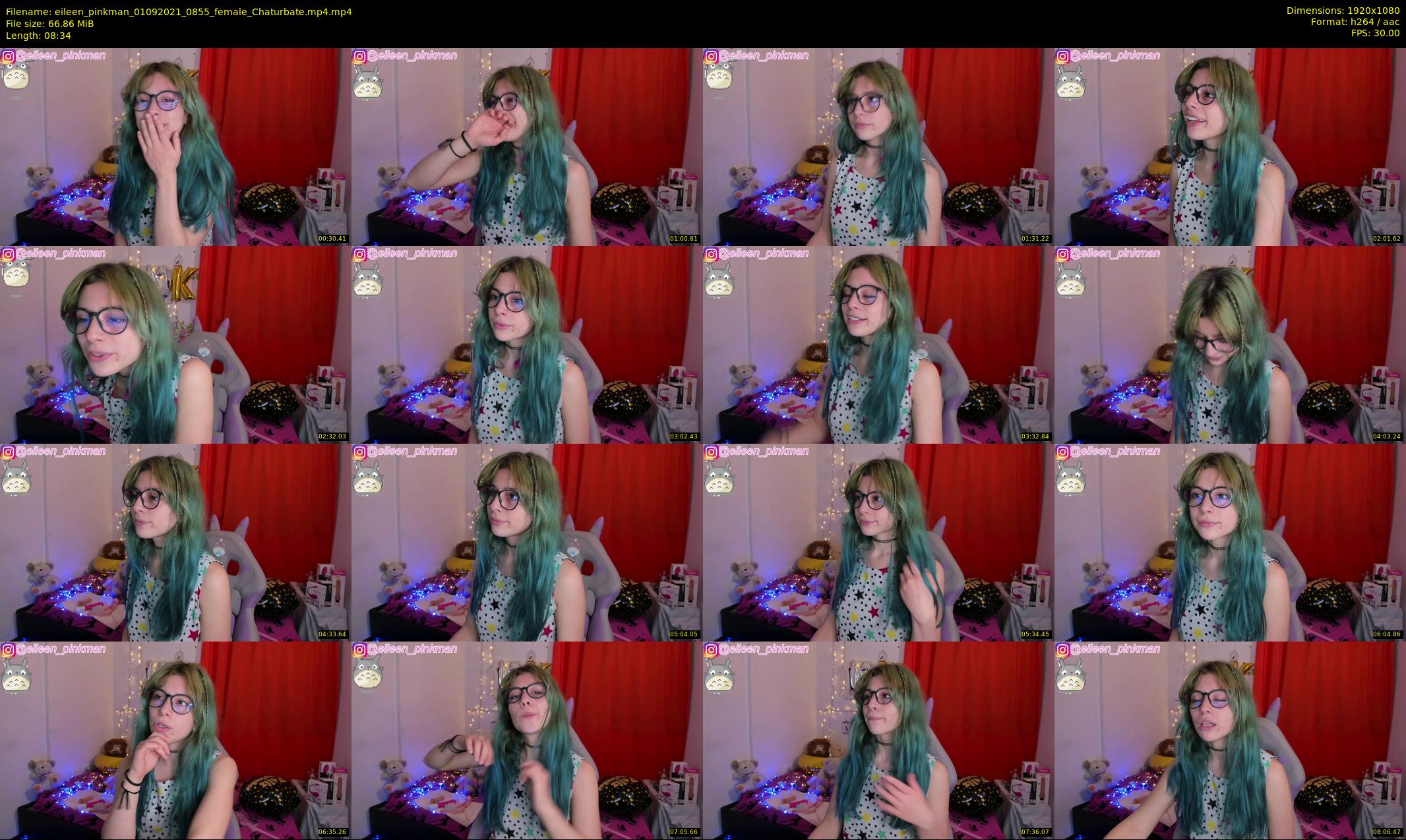 eileen_pinkman — 9 minute Chaturbate female cam show recording, 1080p, Sep 1, 2021