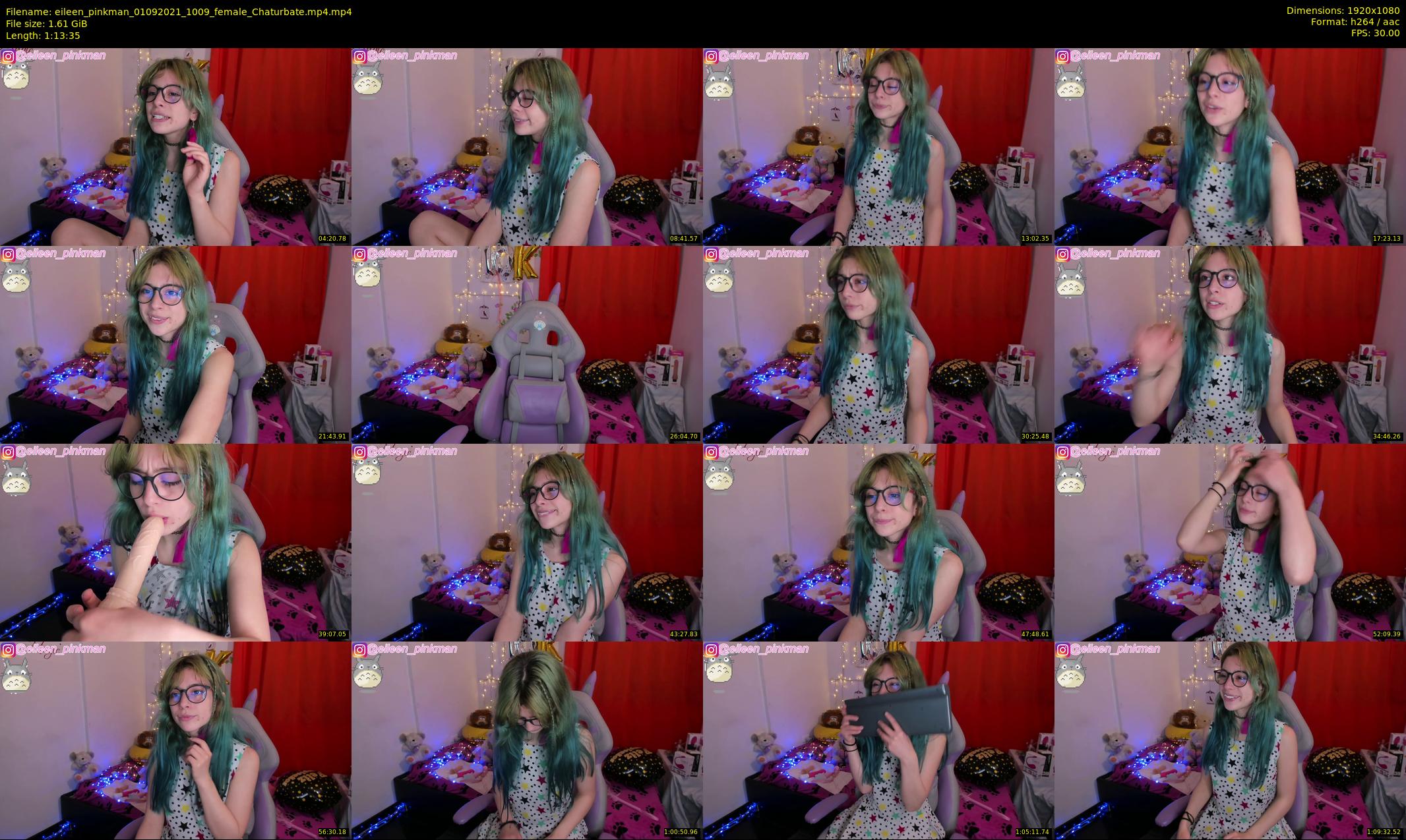 eileen_pinkman — 74 minute Chaturbate female cam show recording, 1080p, Sep 1, 2021