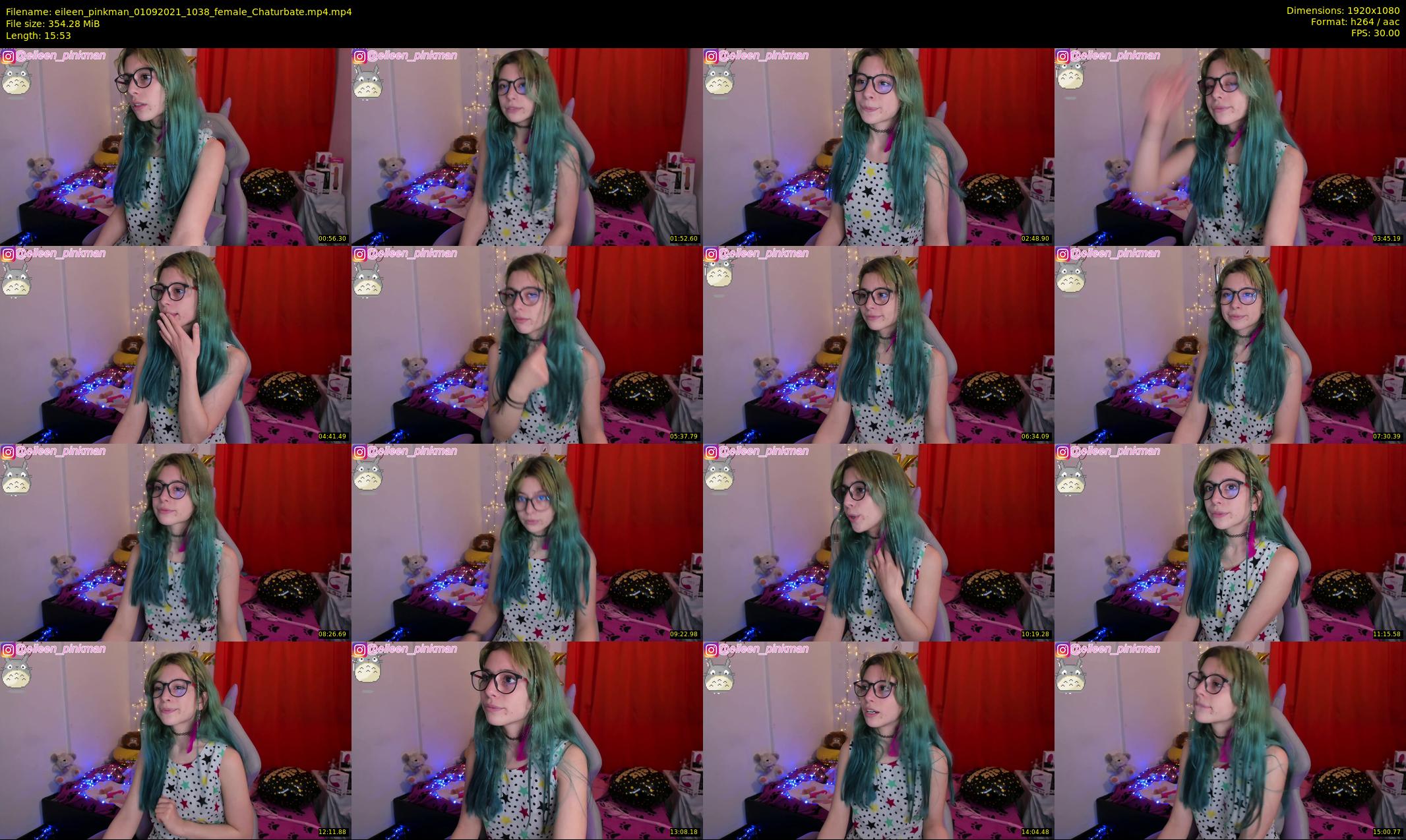 eileen_pinkman — 16 minute Chaturbate female cam show recording, 1080p, Sep 1, 2021