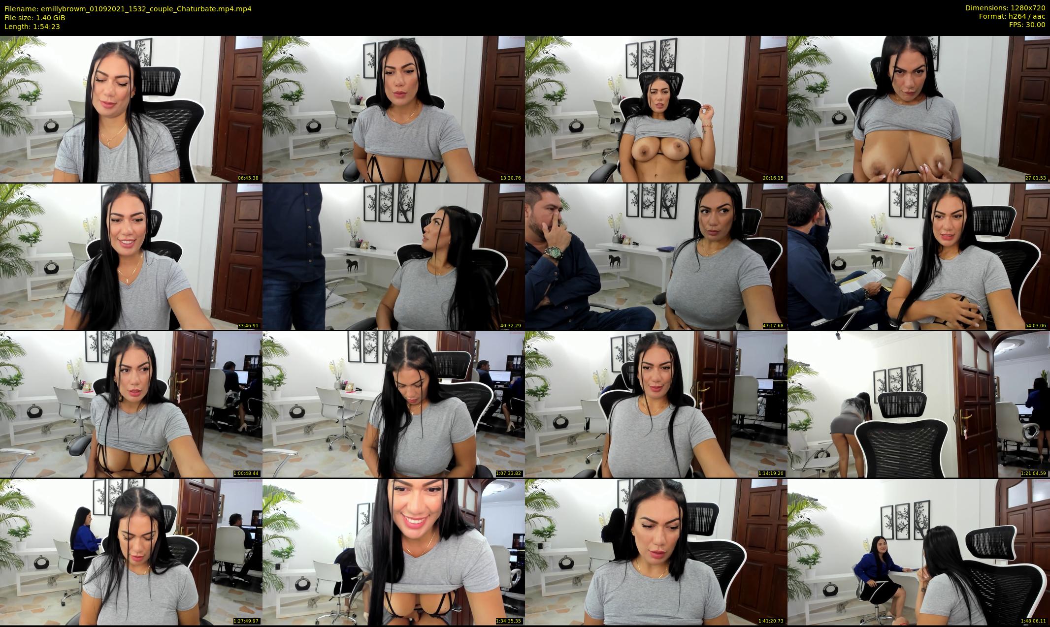 emillybrowm — 115 minute Chaturbate couple cam show recording, 720p, Sep 1, 2021