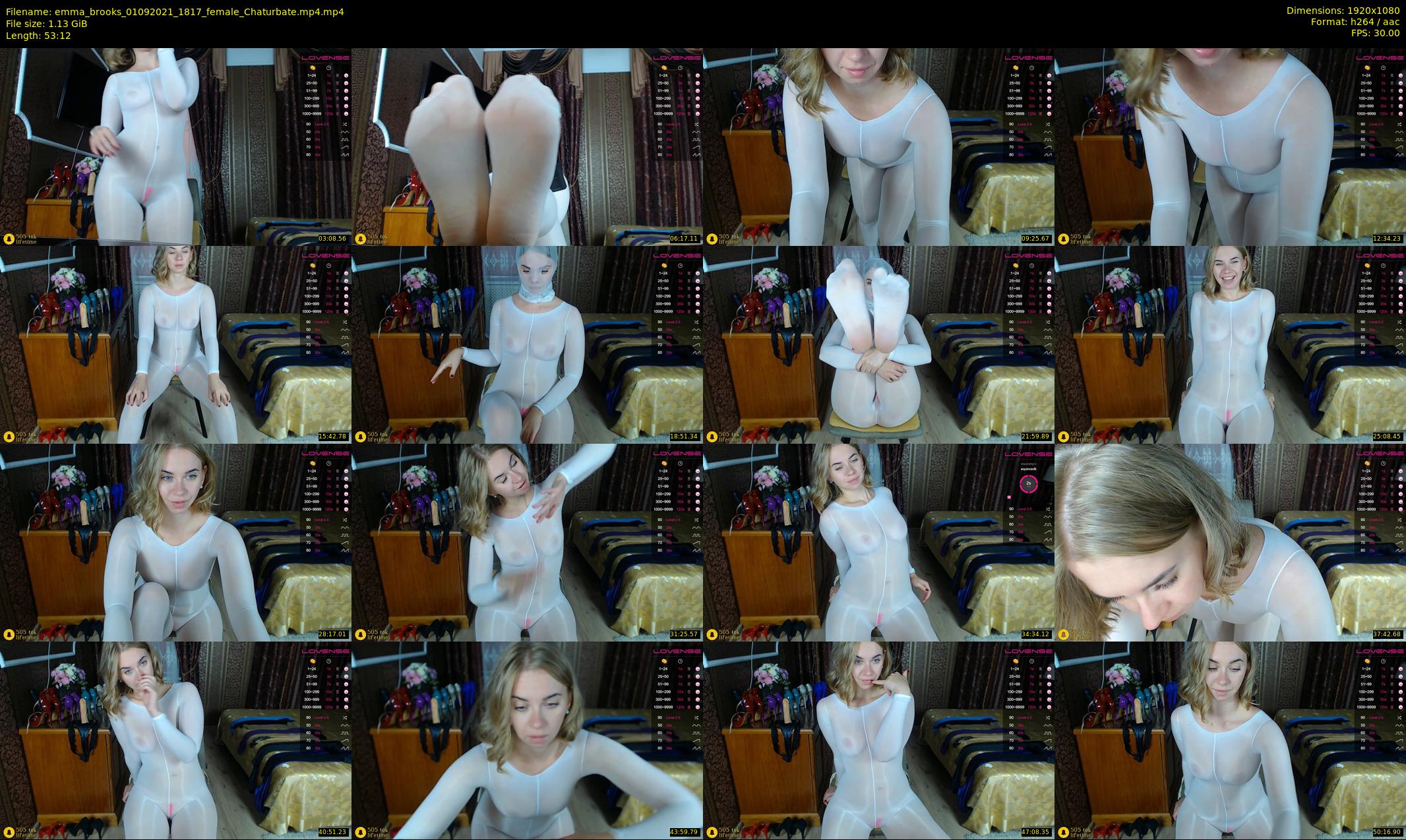 emma_brooks — 54 minute Chaturbate female cam show recording, 1080p, Sep 1, 2021