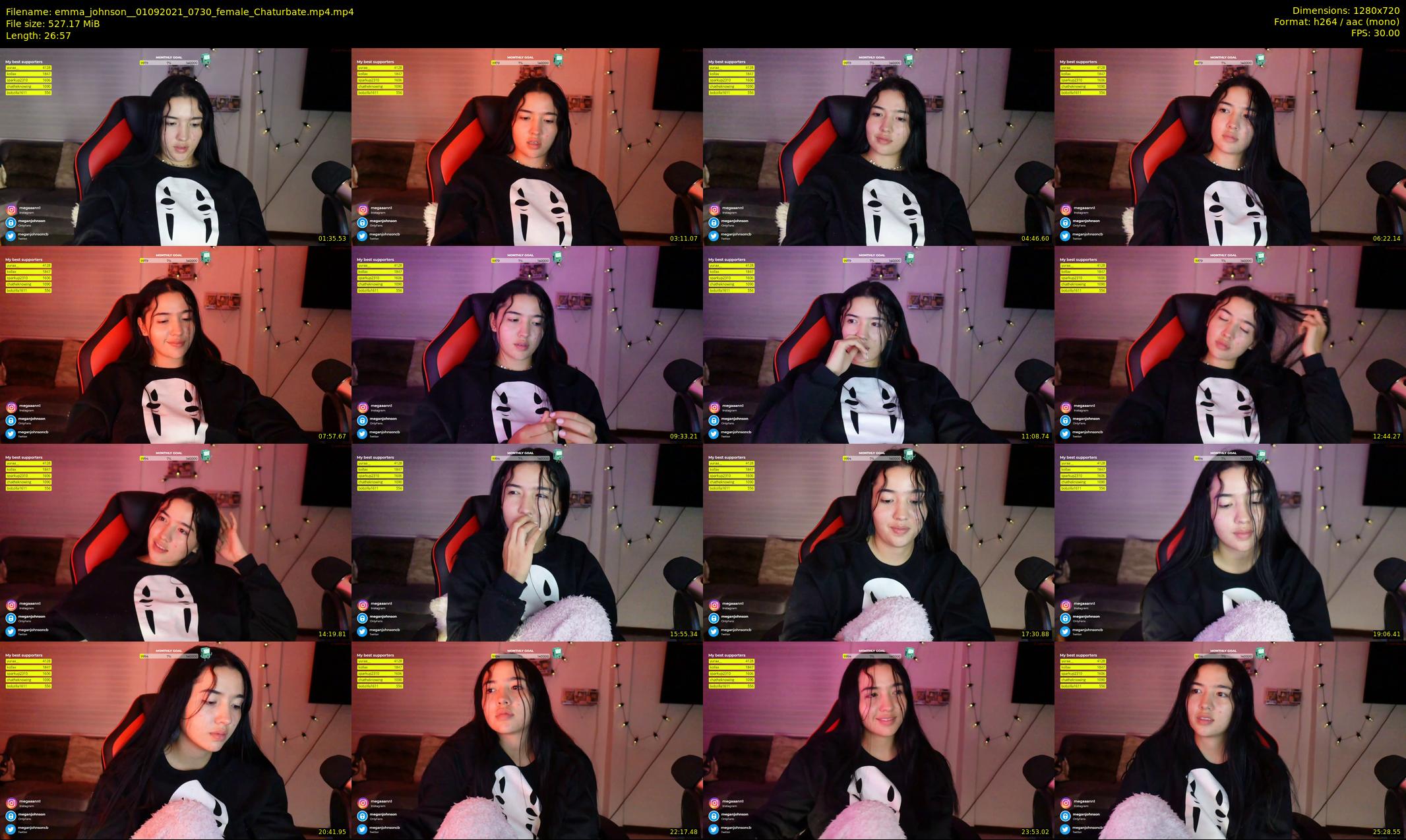 emma_johnson_ — 27 minute Chaturbate female cam show recording, 720p, Sep 1, 2021