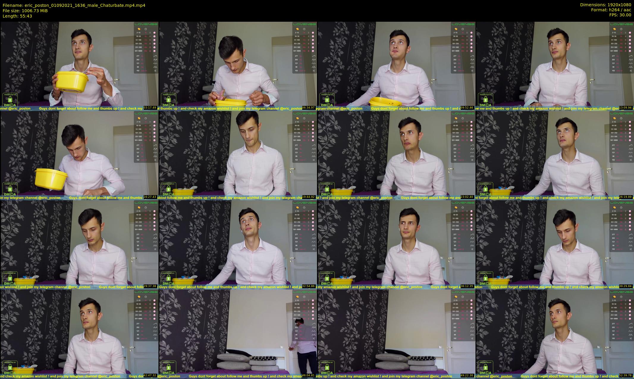 eric_poston — 56 minute Chaturbate male cam show recording, 1080p, Sep 1, 2021