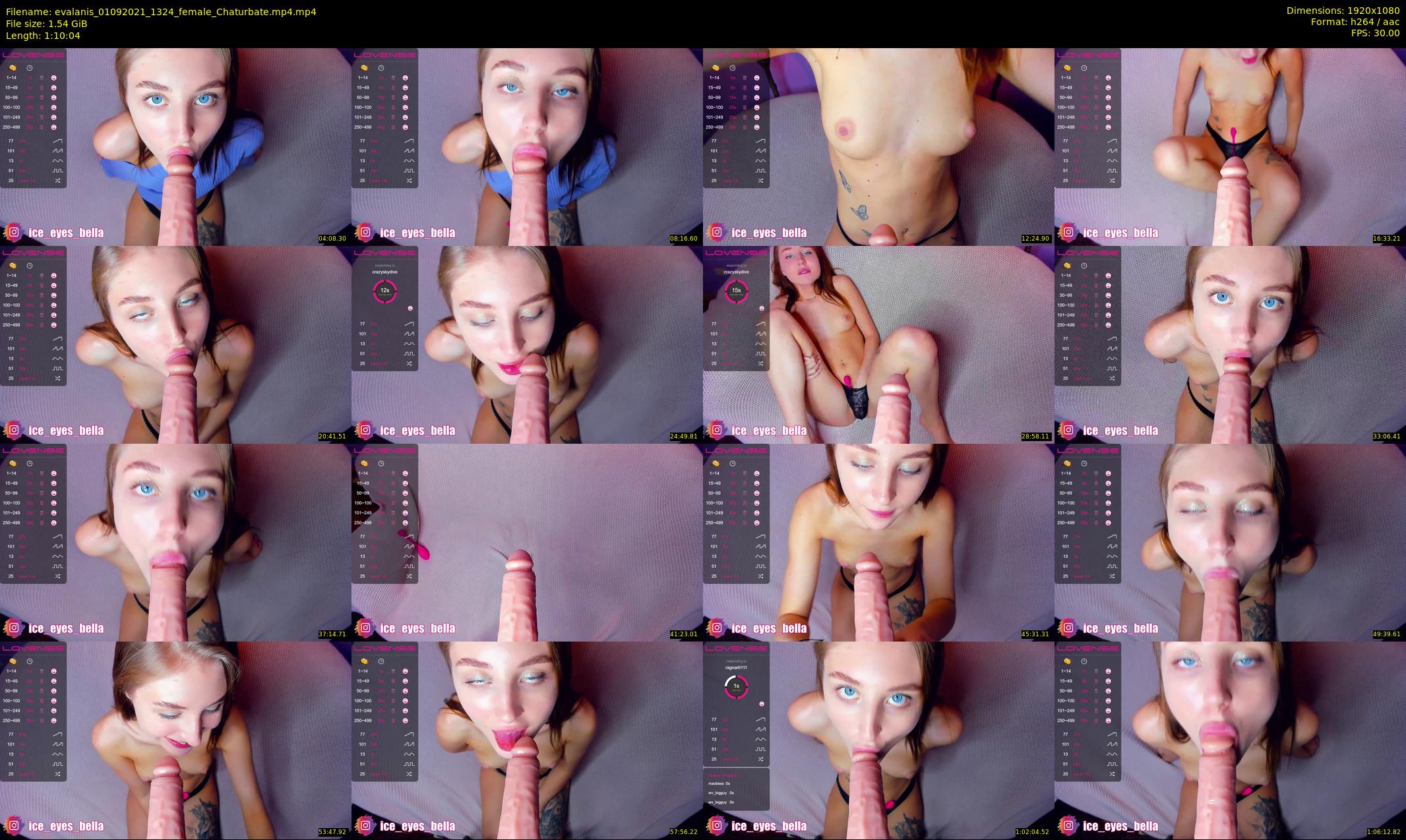 evalanis — 71 minute Chaturbate couple cam show recording, 1080p, Sep 1, 2021