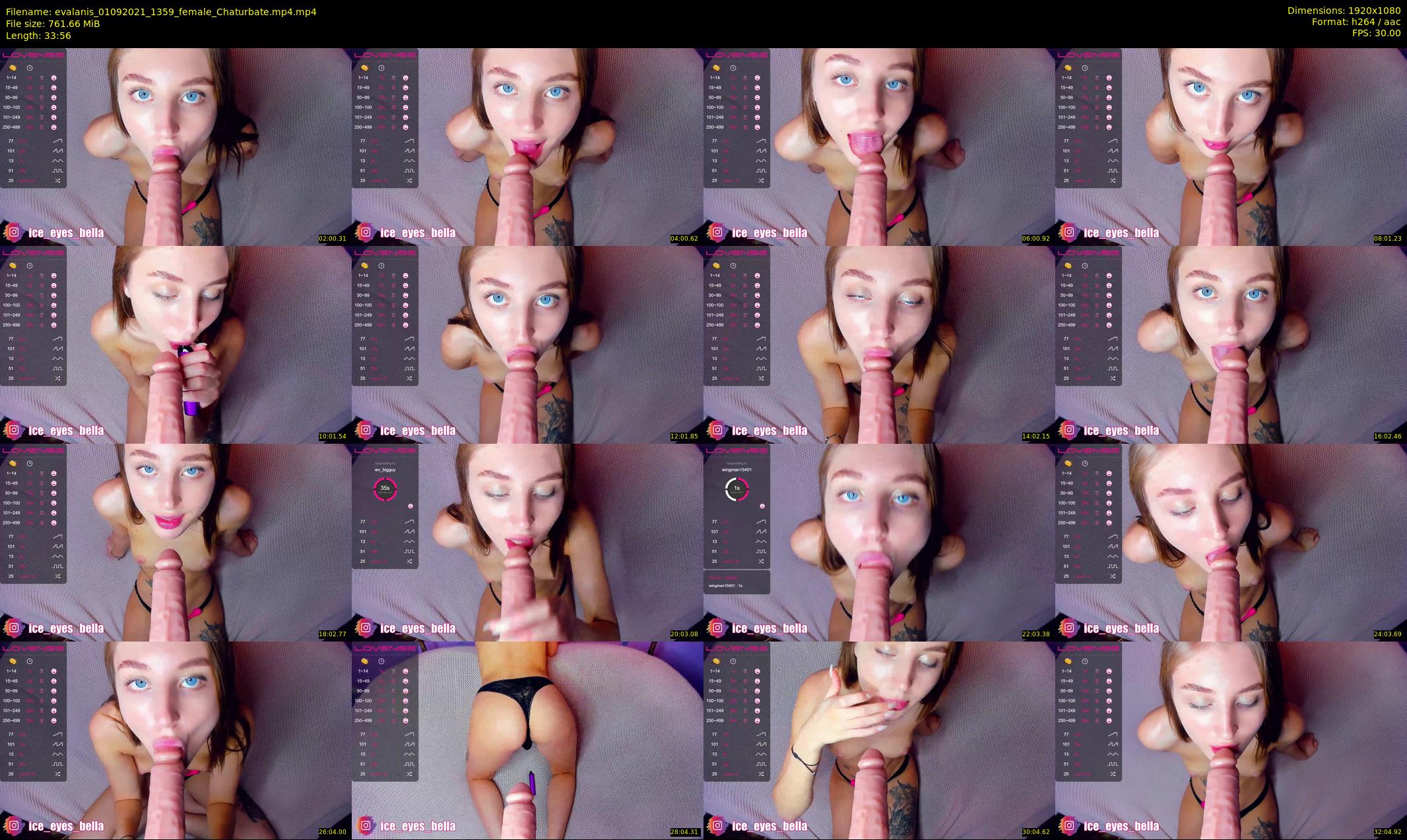 evalanis — 34 minute Chaturbate couple cam show recording, 1080p, Sep 1, 2021