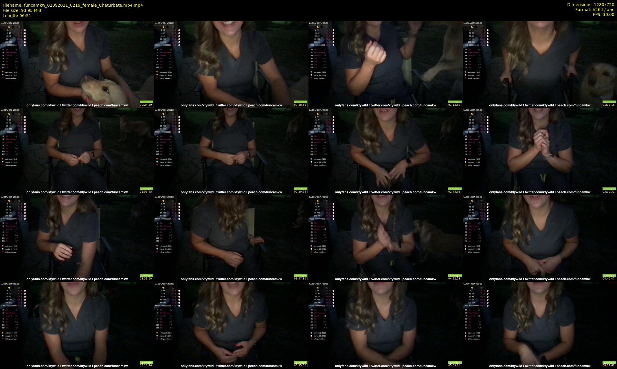 funcamkw — 7 minute Chaturbate female cam show recording, 720p, Sep 2, 2021