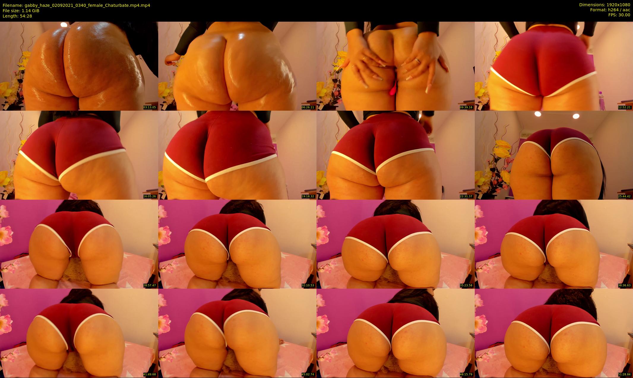 gabby_haze — 55 minute Chaturbate female cam show recording, 1080p, Sep 2, 2021