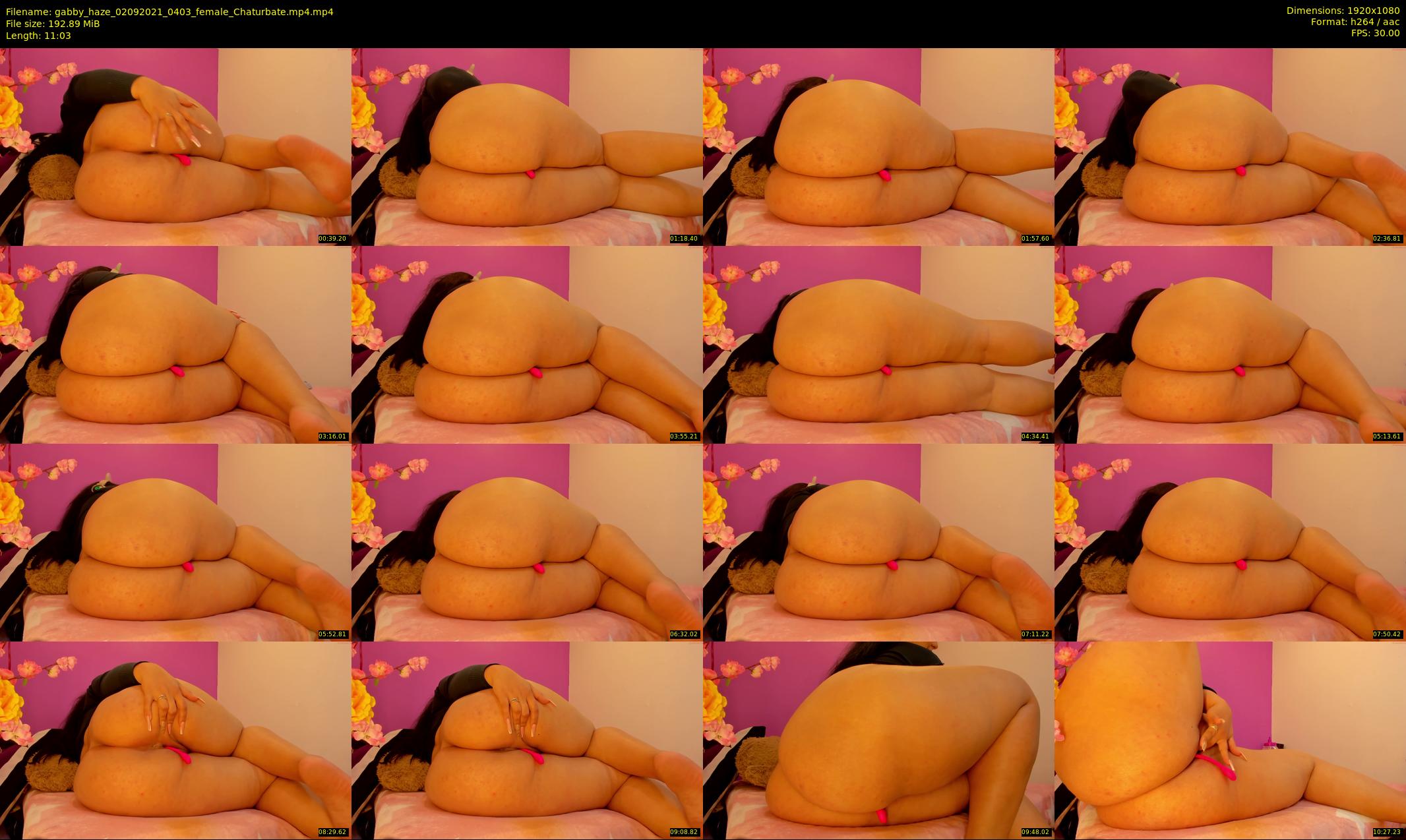 gabby_haze — 12 minute Chaturbate female cam show recording, 1080p, Sep 2, 2021