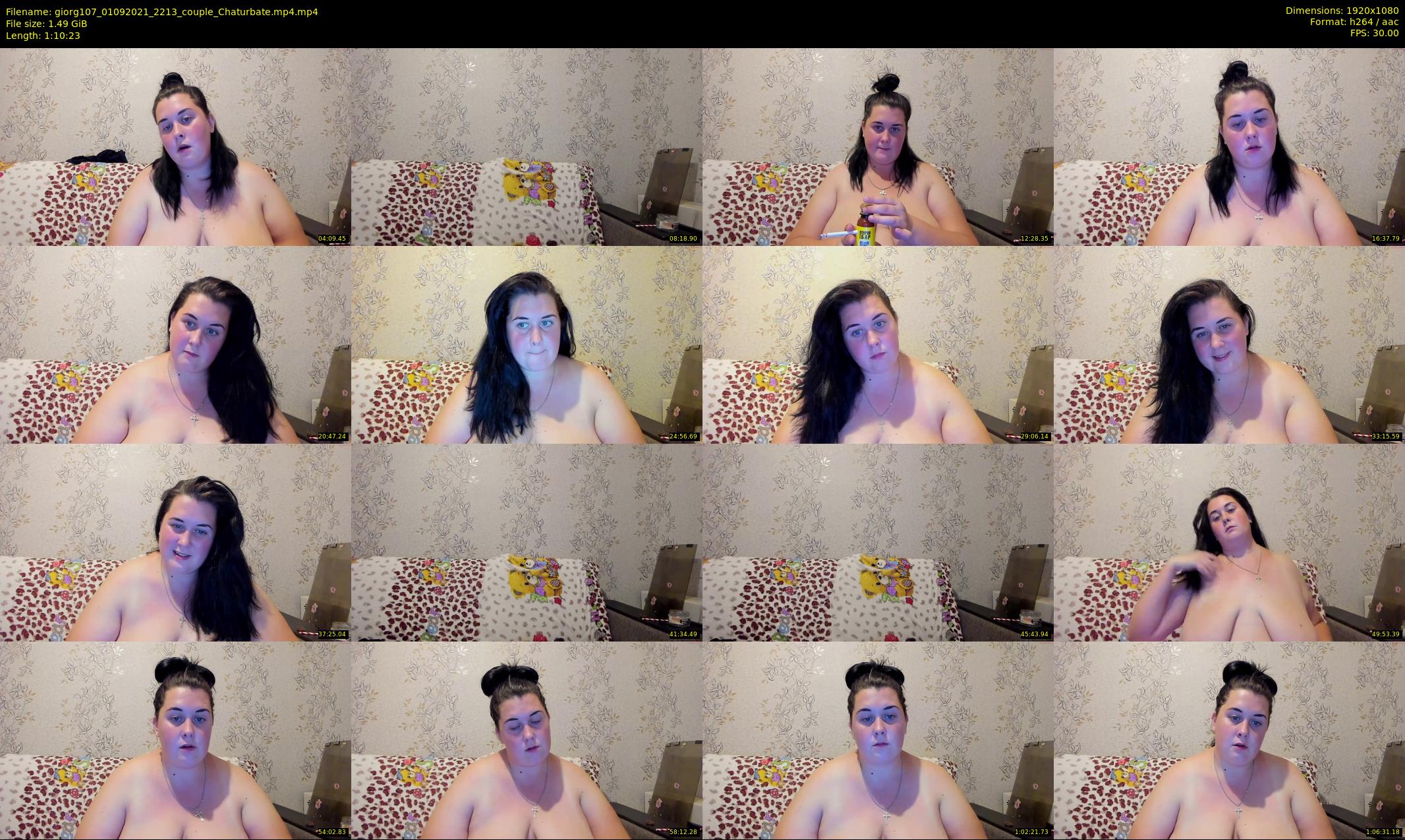giorg107 — 71 minute Chaturbate couple cam show recording, 1080p, Sep 1, 2021