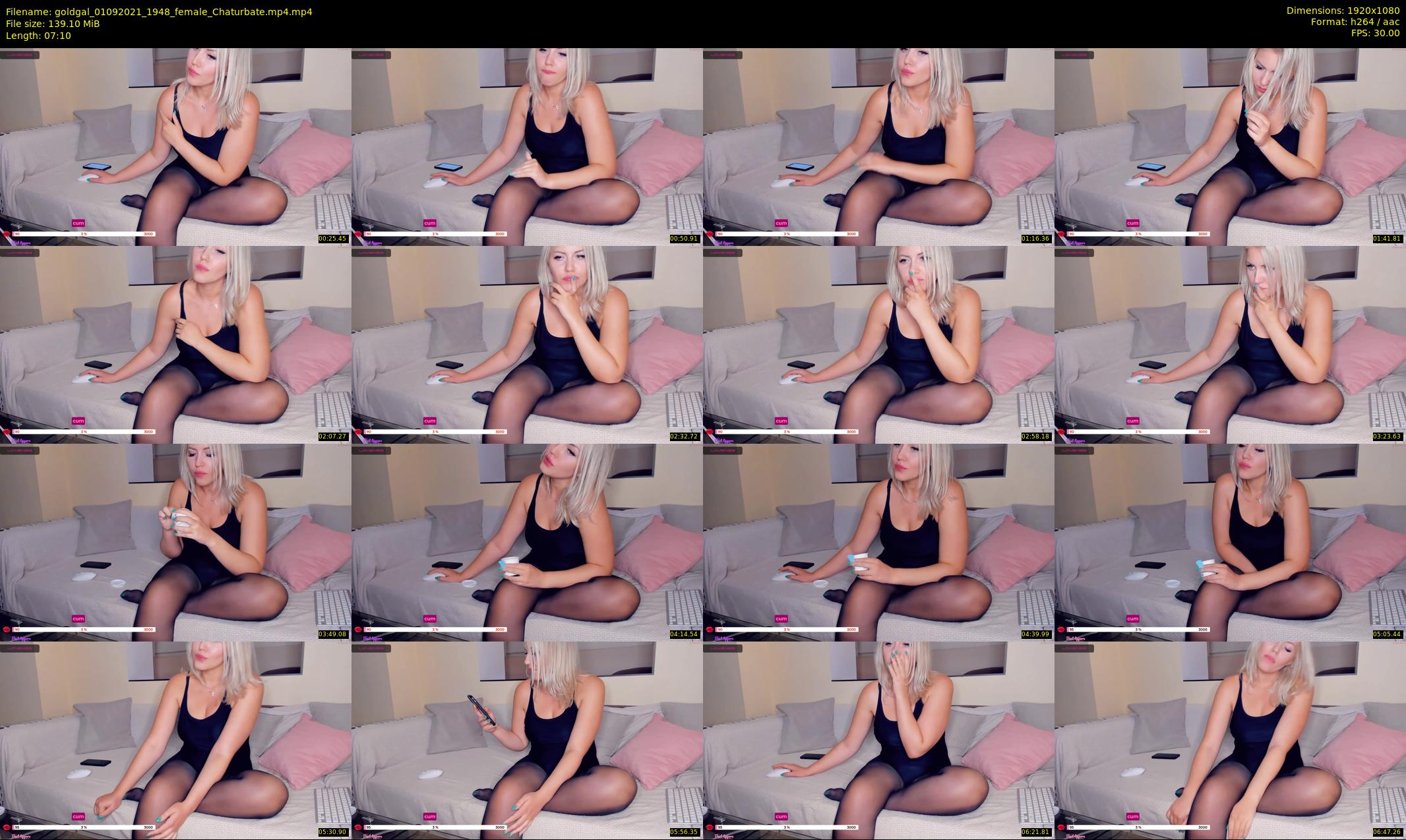 goldgal — 8 minute Chaturbate female cam show recording, 1080p, Sep 1, 2021