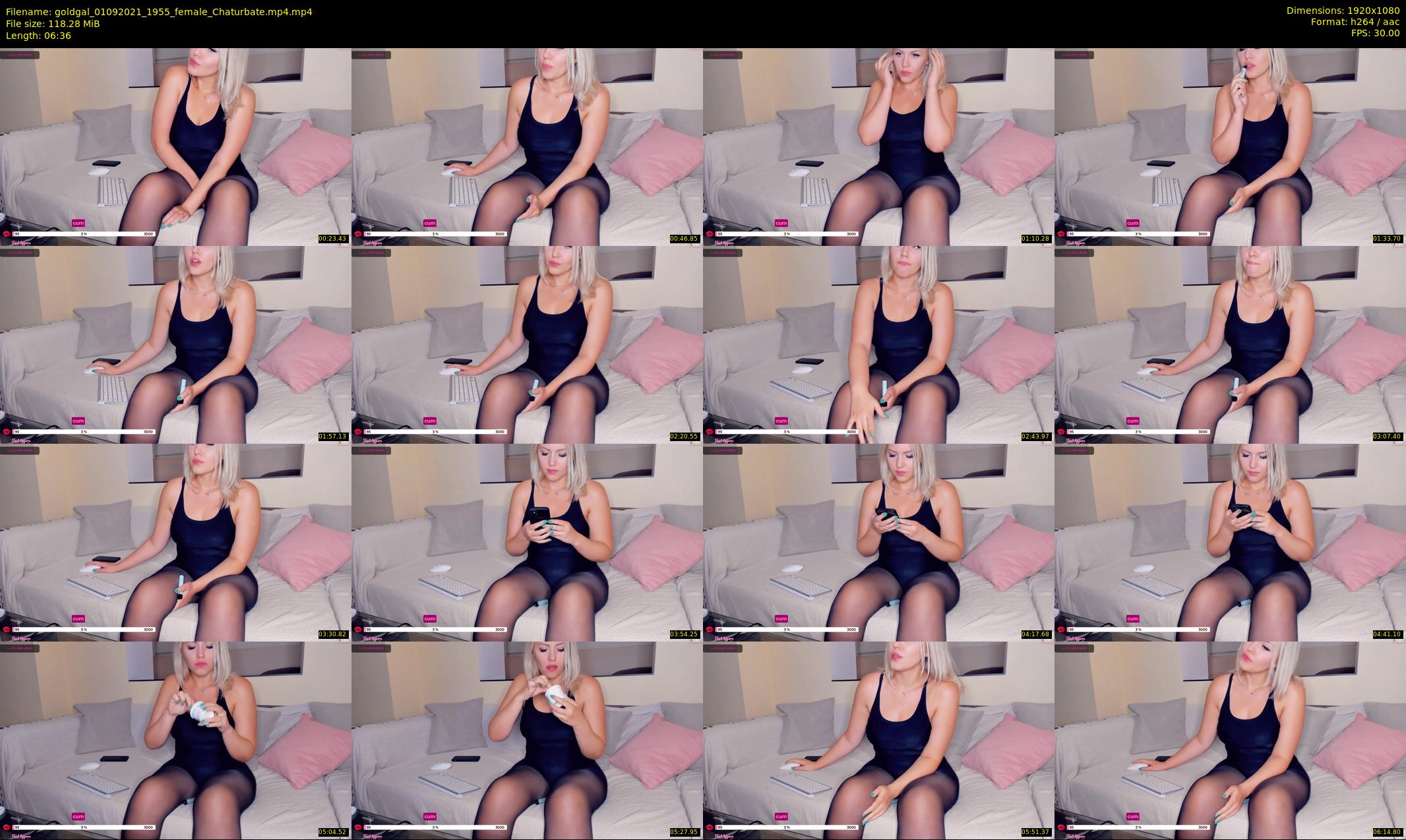 goldgal — 7 minute Chaturbate female cam show recording, 1080p, Sep 1, 2021