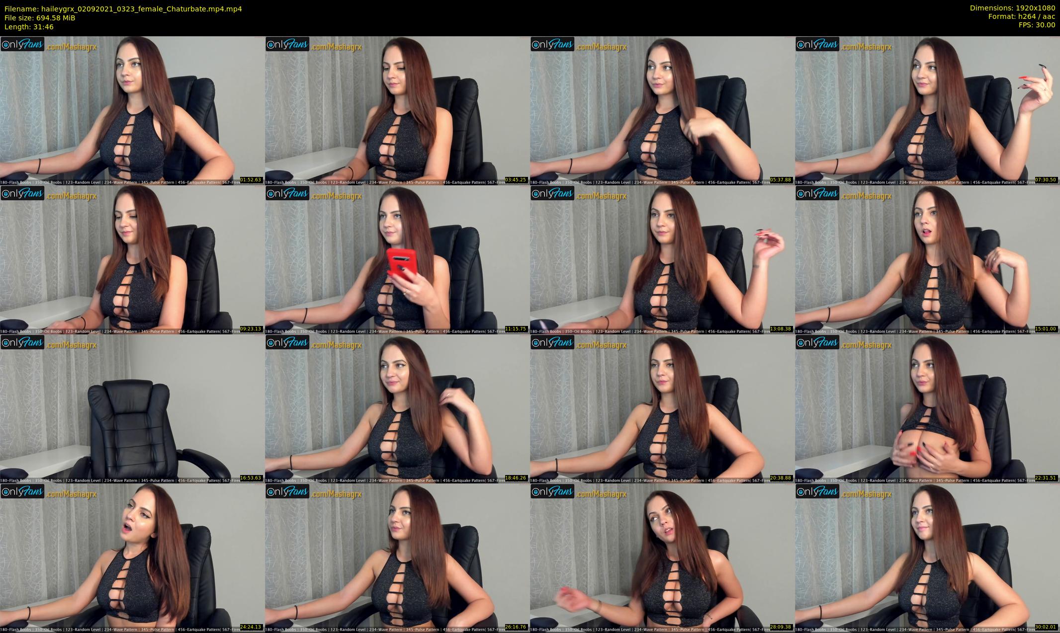 haileygrx — 32 minute Chaturbate female cam show recording, 1080p, Sep 2, 2021