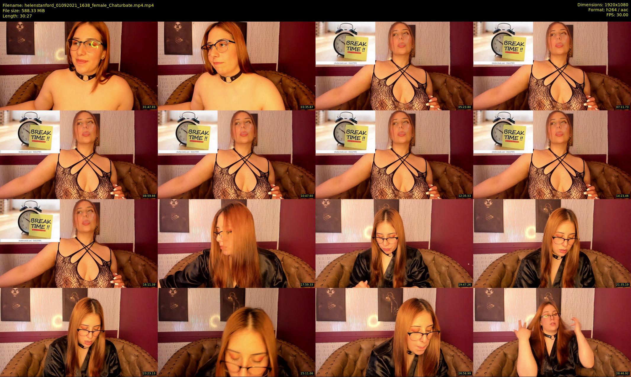 helenstanford — 31 minute Chaturbate female cam show recording, 1080p, Sep 1, 2021
