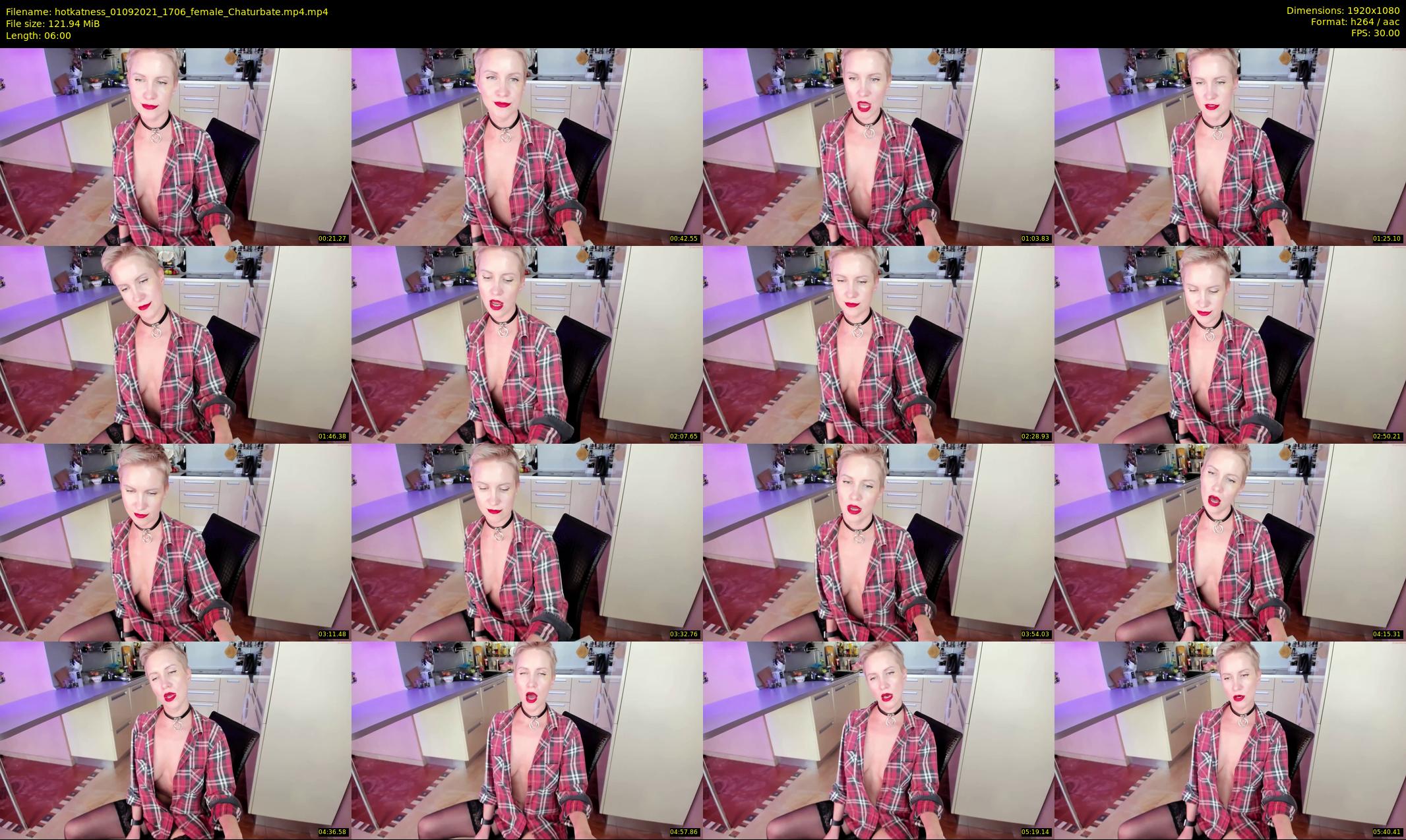 hotkatness — 6 minute Chaturbate female cam show recording, 1080p, Sep 1, 2021