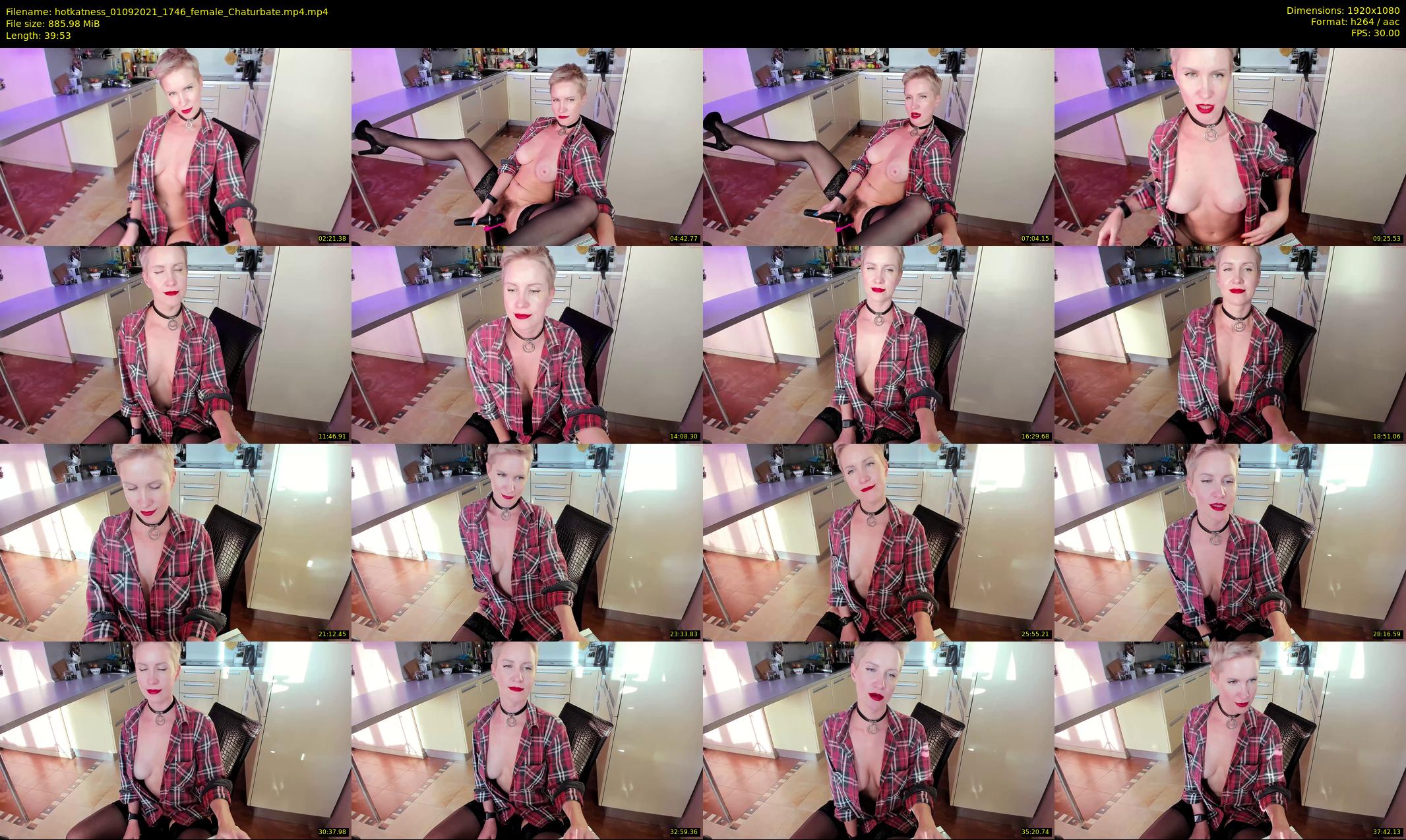 hotkatness — 40 minute Chaturbate female cam show recording, 1080p, Sep 1, 2021