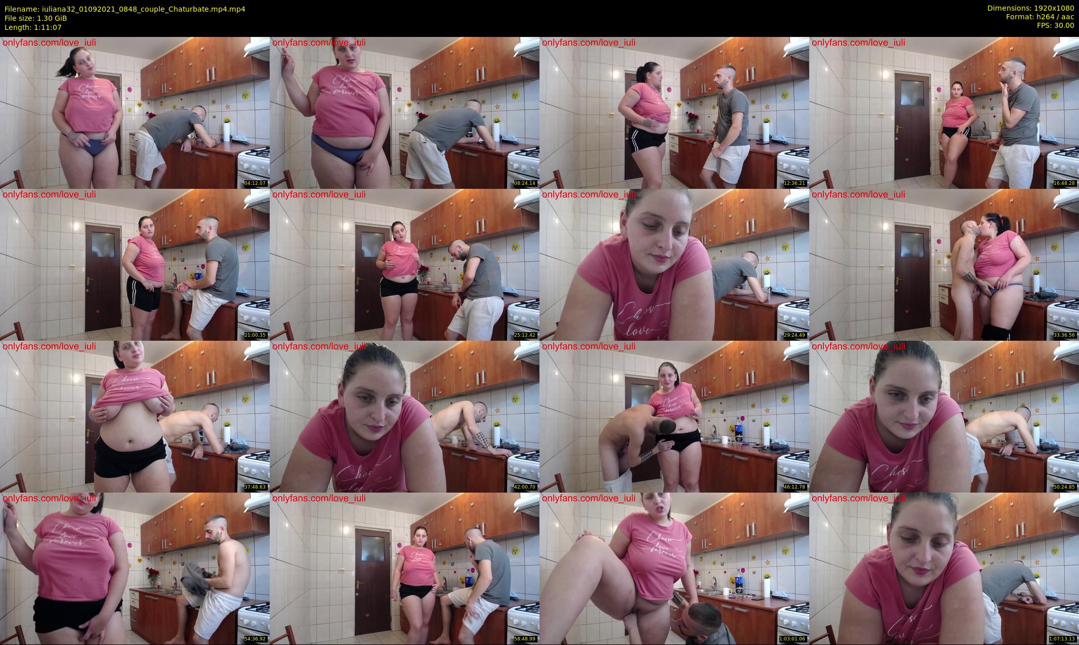 iuliana32 — 72 minute Chaturbate couple cam show recording, 1080p, Sep 1, 2021