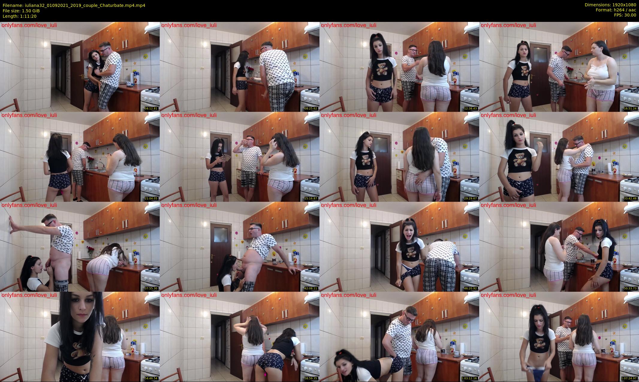 iuliana32 — 72 minute Chaturbate couple cam show recording, 1080p, Sep 1, 2021