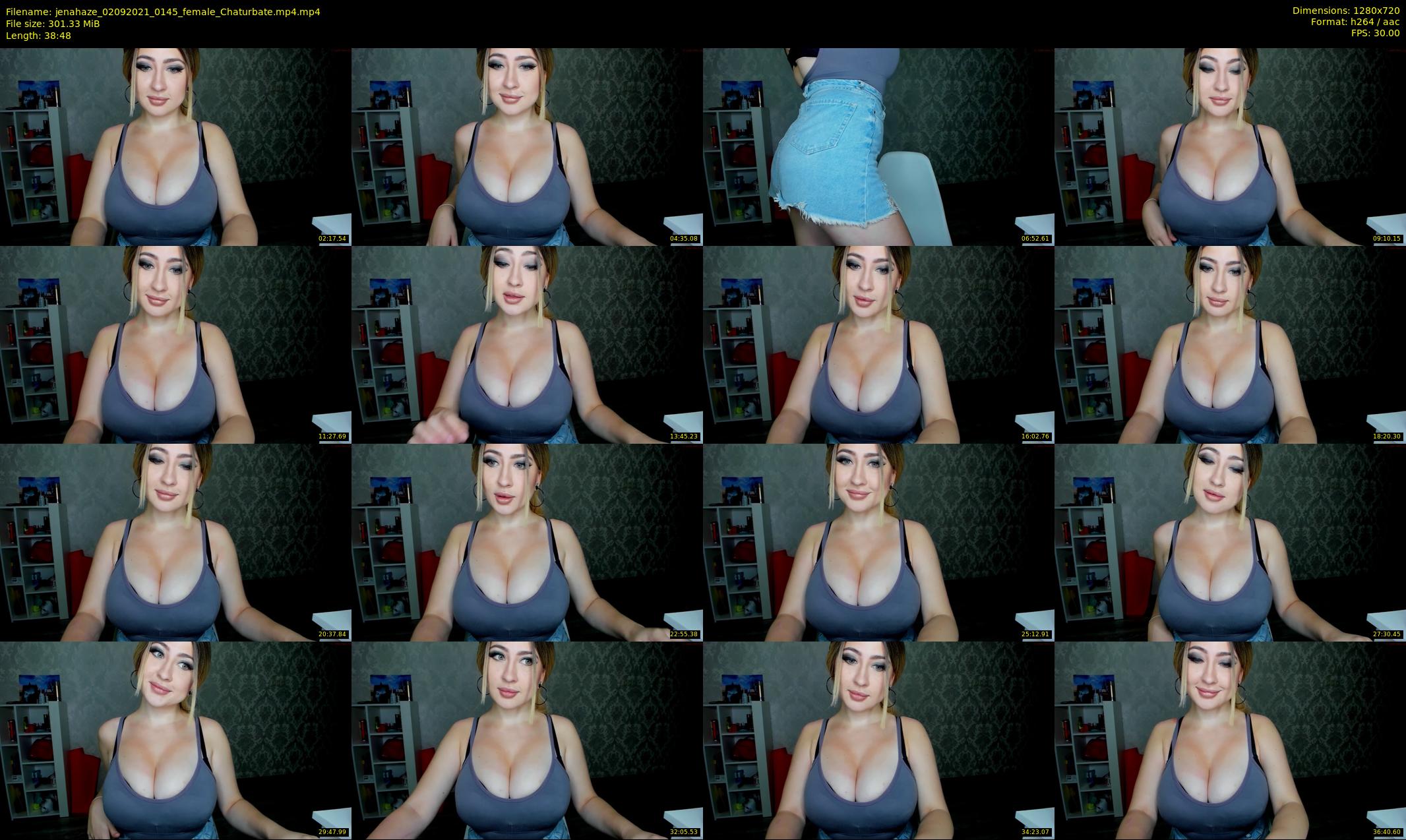 jenahaze — 39 minute Chaturbate female cam show recording, 720p, Sep 2, 2021