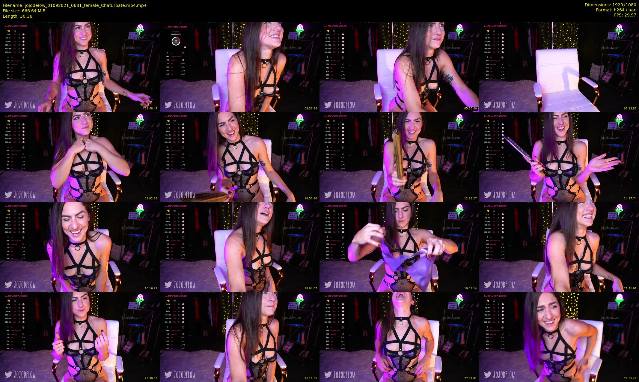 jojodelow — 31 minute Chaturbate female cam show recording, 1080p, Sep 1, 2021