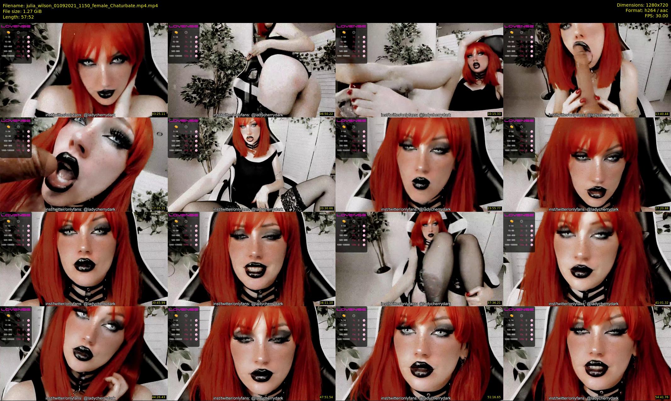 julia_wilson — 58 minute Chaturbate female cam show recording, 720p, Sep 1, 2021