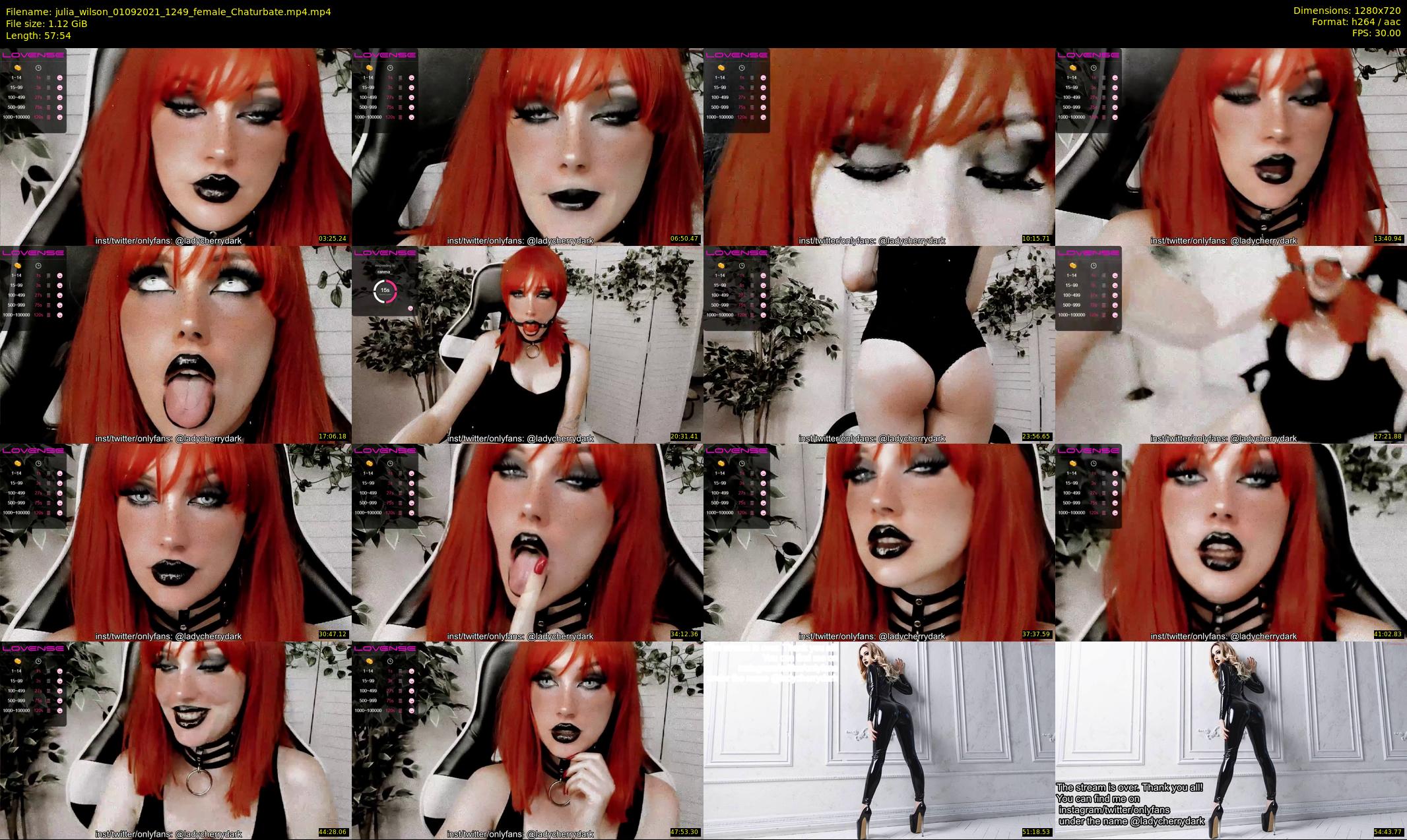 julia_wilson — 58 minute Chaturbate female cam show recording, 720p, Sep 1, 2021