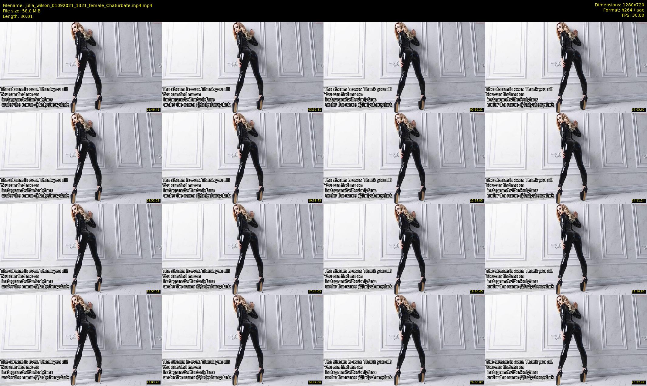 julia_wilson — 31 minute Chaturbate female cam show recording, 720p, Sep 1, 2021