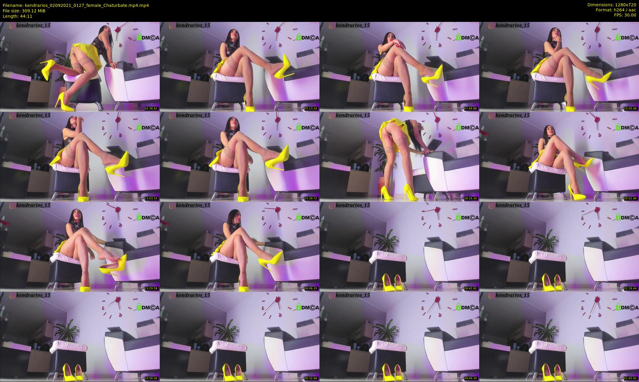 kendrarios — 45 minute Chaturbate female cam show recording, 720p, Sep 2, 2021