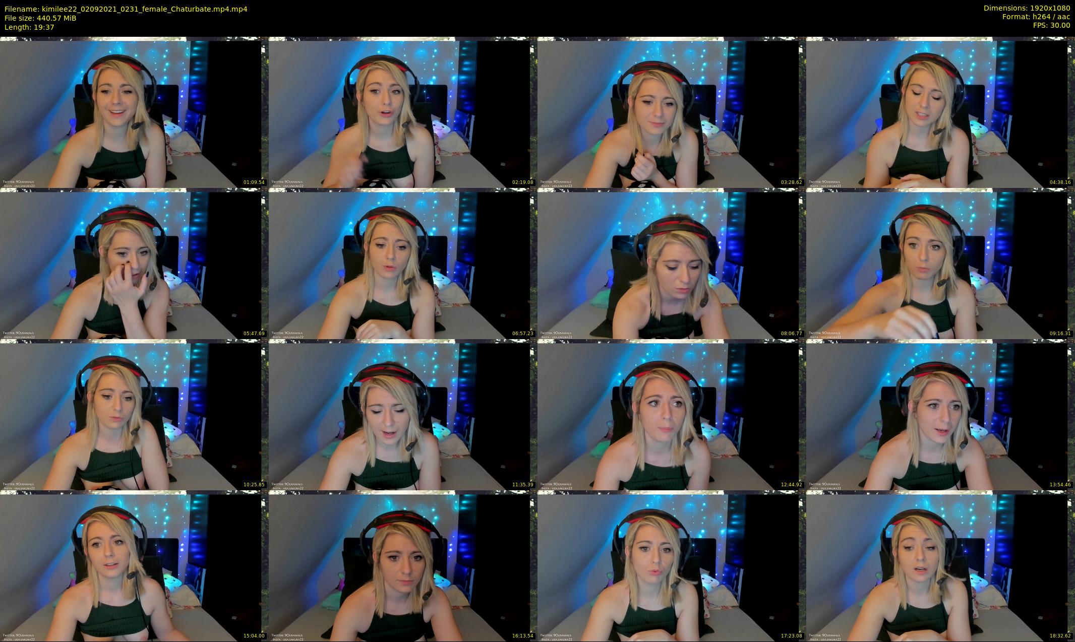 kimilee22 — 20 minute Chaturbate female cam show recording, 1080p, Sep 2, 2021
